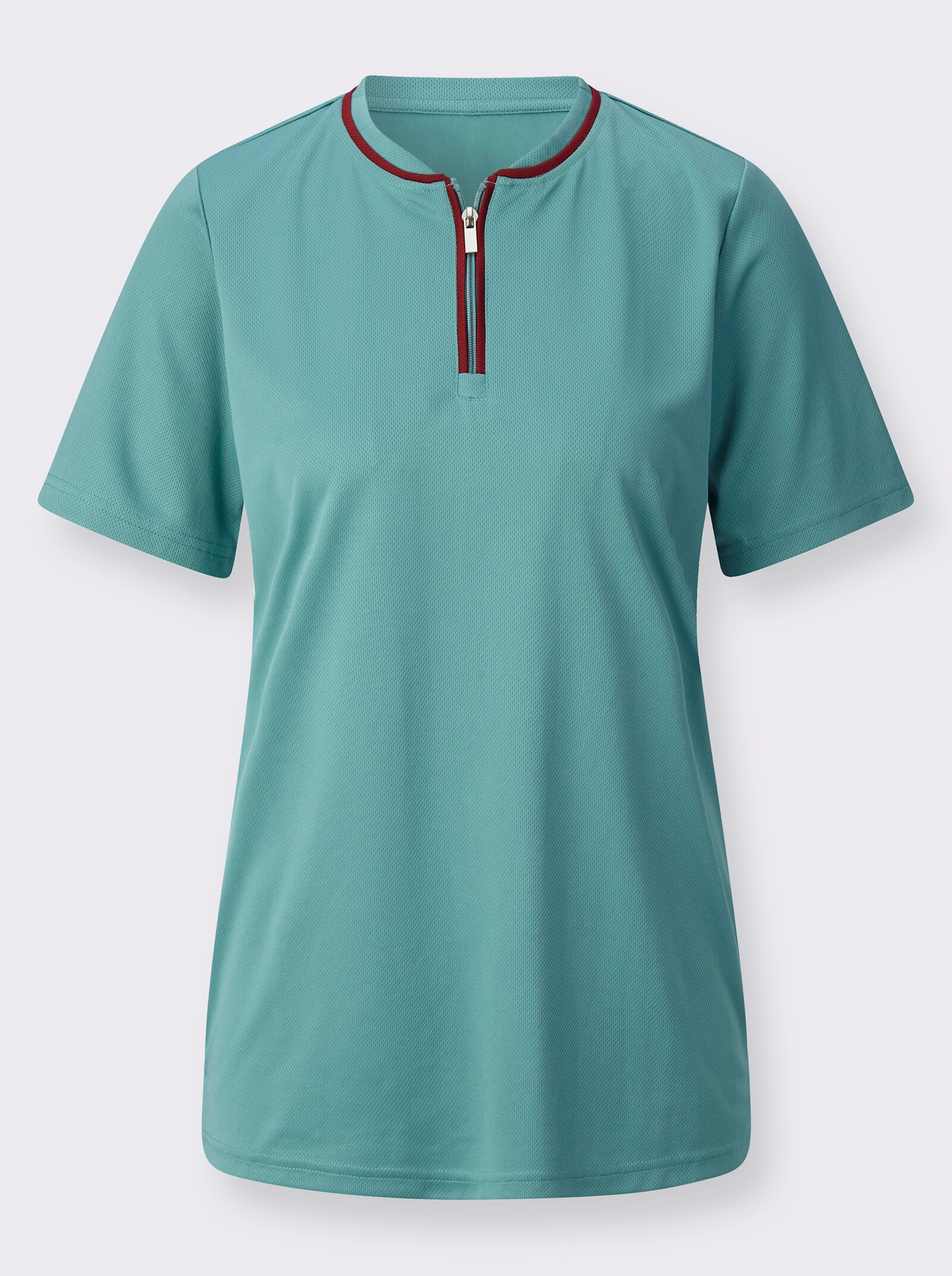Funktionsshirt in atmungsaktiver Qualität - salbei