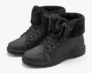 LASCANA Stiefelette - schwarz