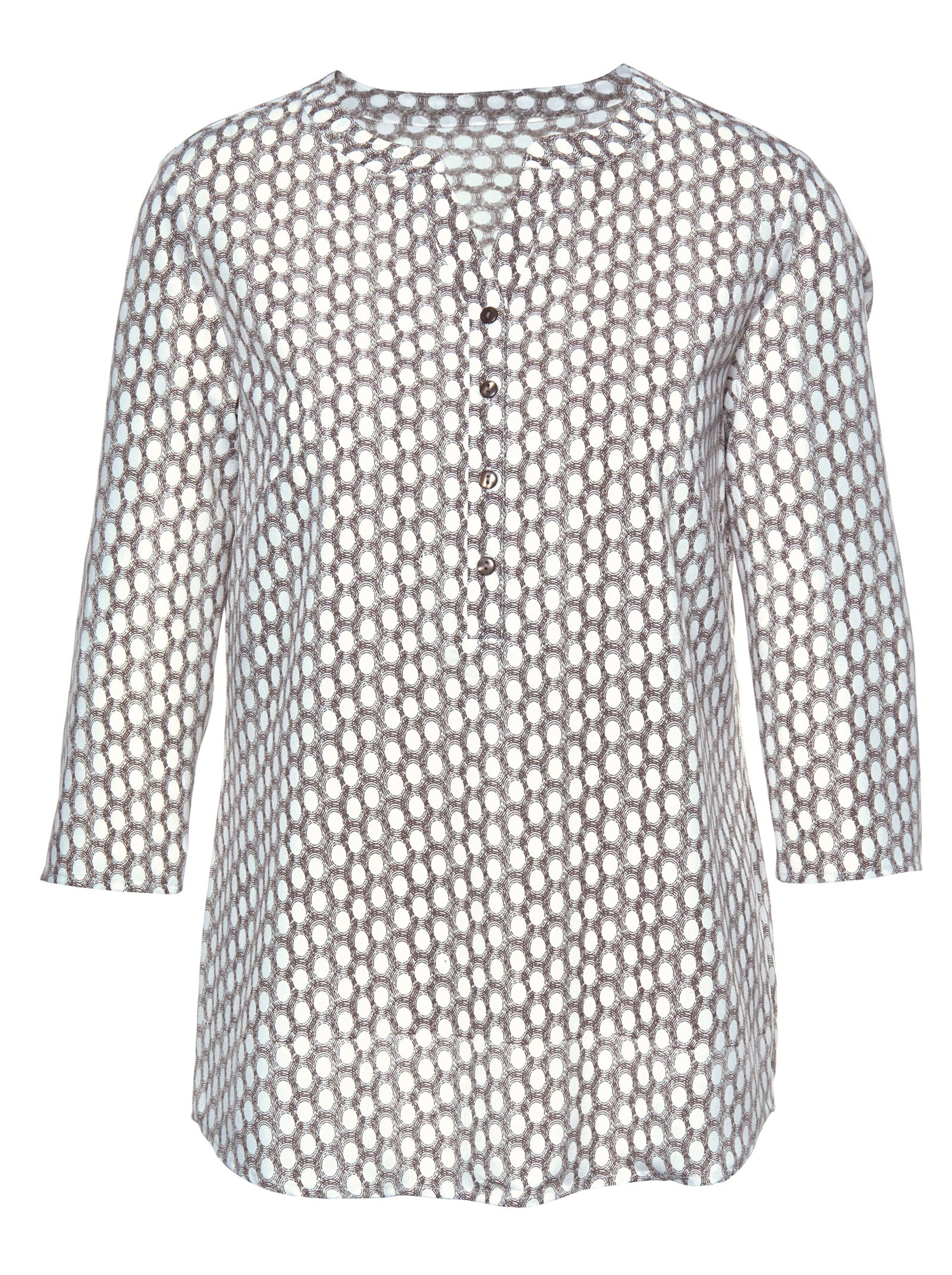 Tunika - taupe-gemustert