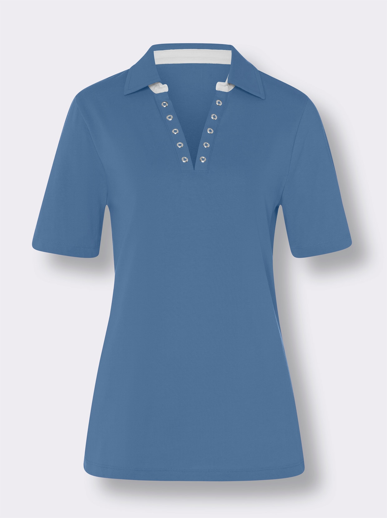 Poloshirt - middenblauw