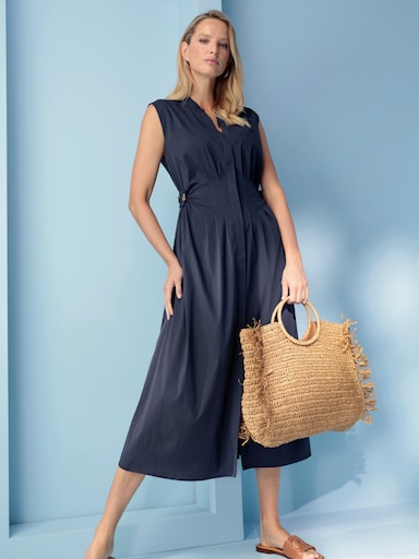 heine Webkleid - marine
