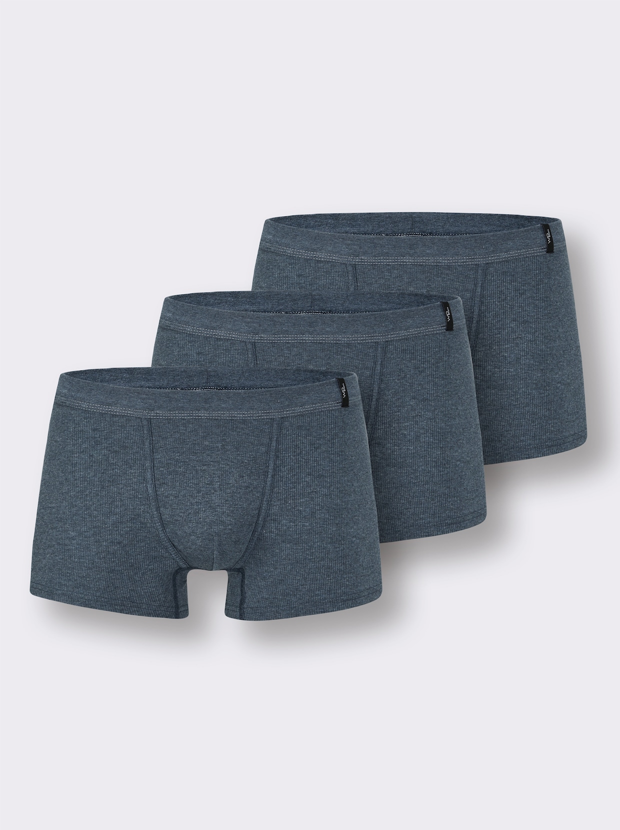 wäschepur men Boxerky - Denim blue-škvrnité