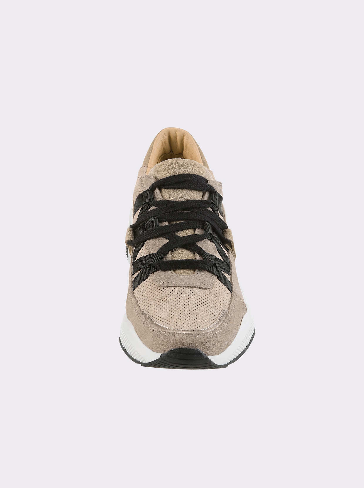 heine Sneaker - taupe-schwarz
