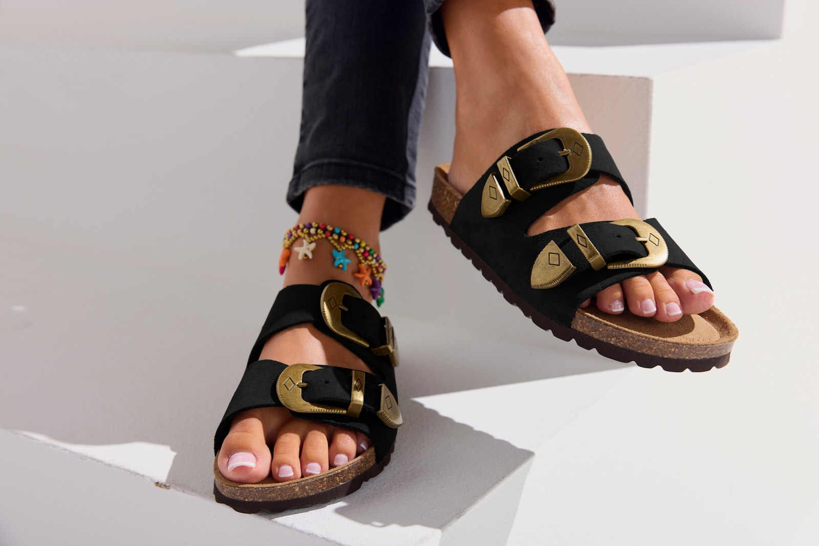 French Connection Pantolette - schwarz