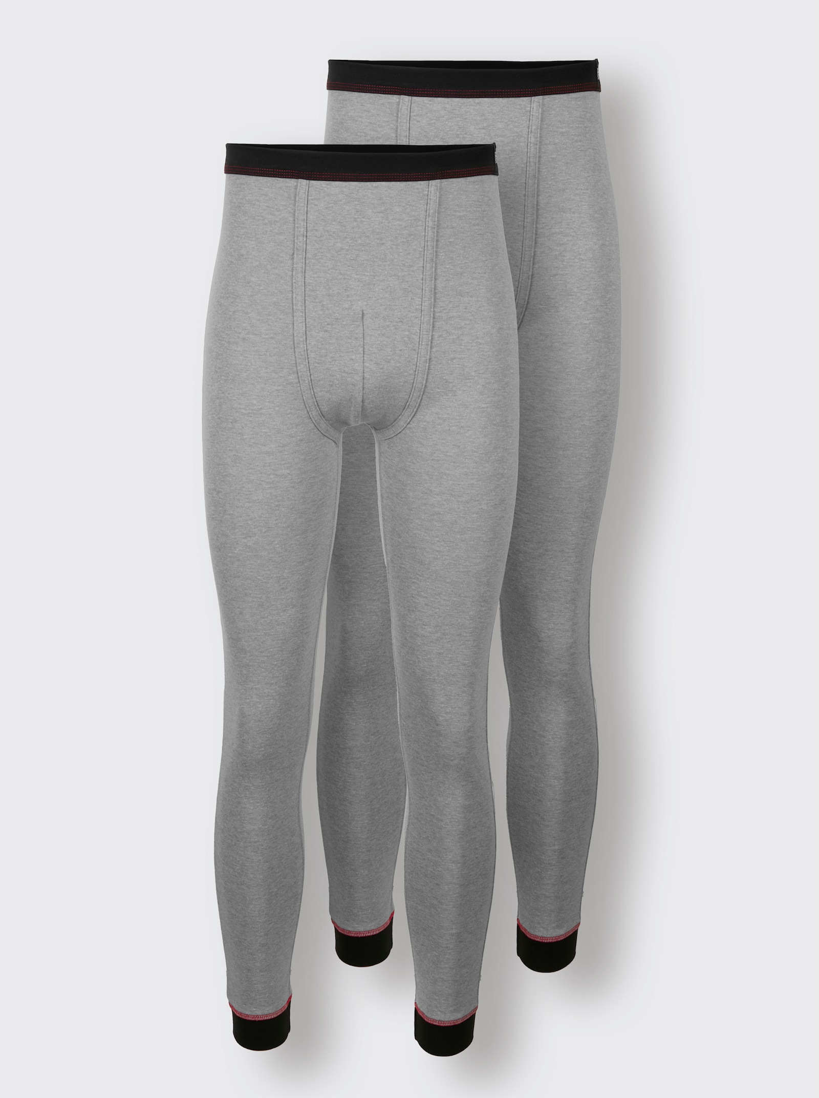 wäschepur men Herenlegging, lang - grijs gemêleerd