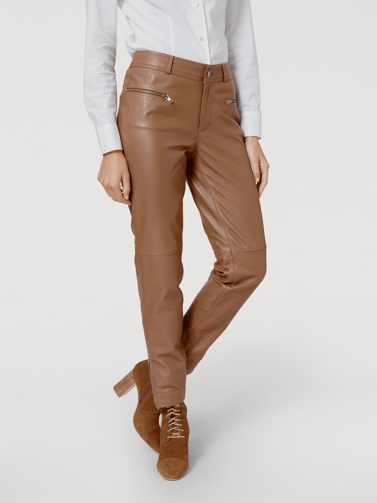 Rick Cardona Lederhose - cognac