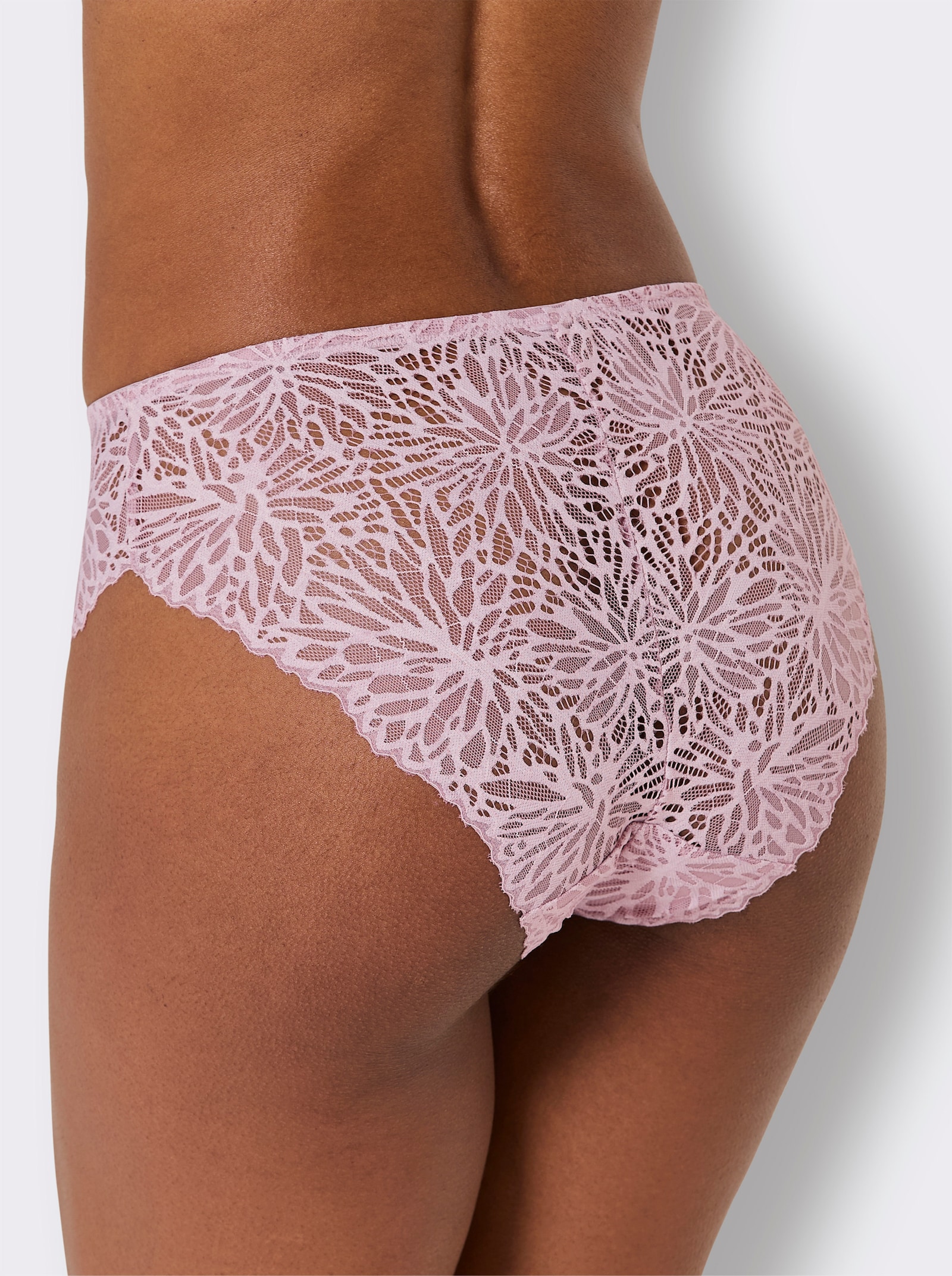 wäschepur Jazzpants mit elastischem Gummibund - mauve