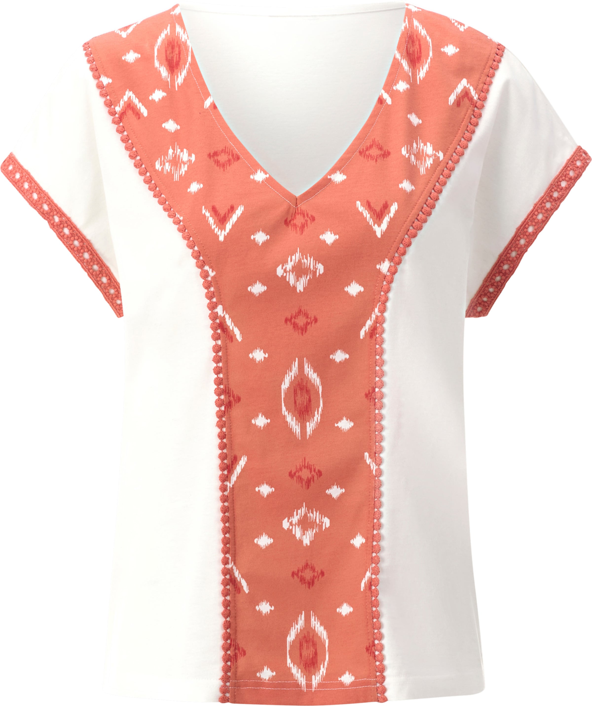 Classic Basics Shirt met V-hals Shirt (1-delig)