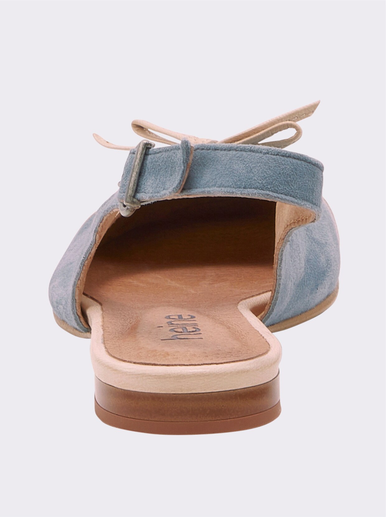 heine Slingballerina - blau-beige