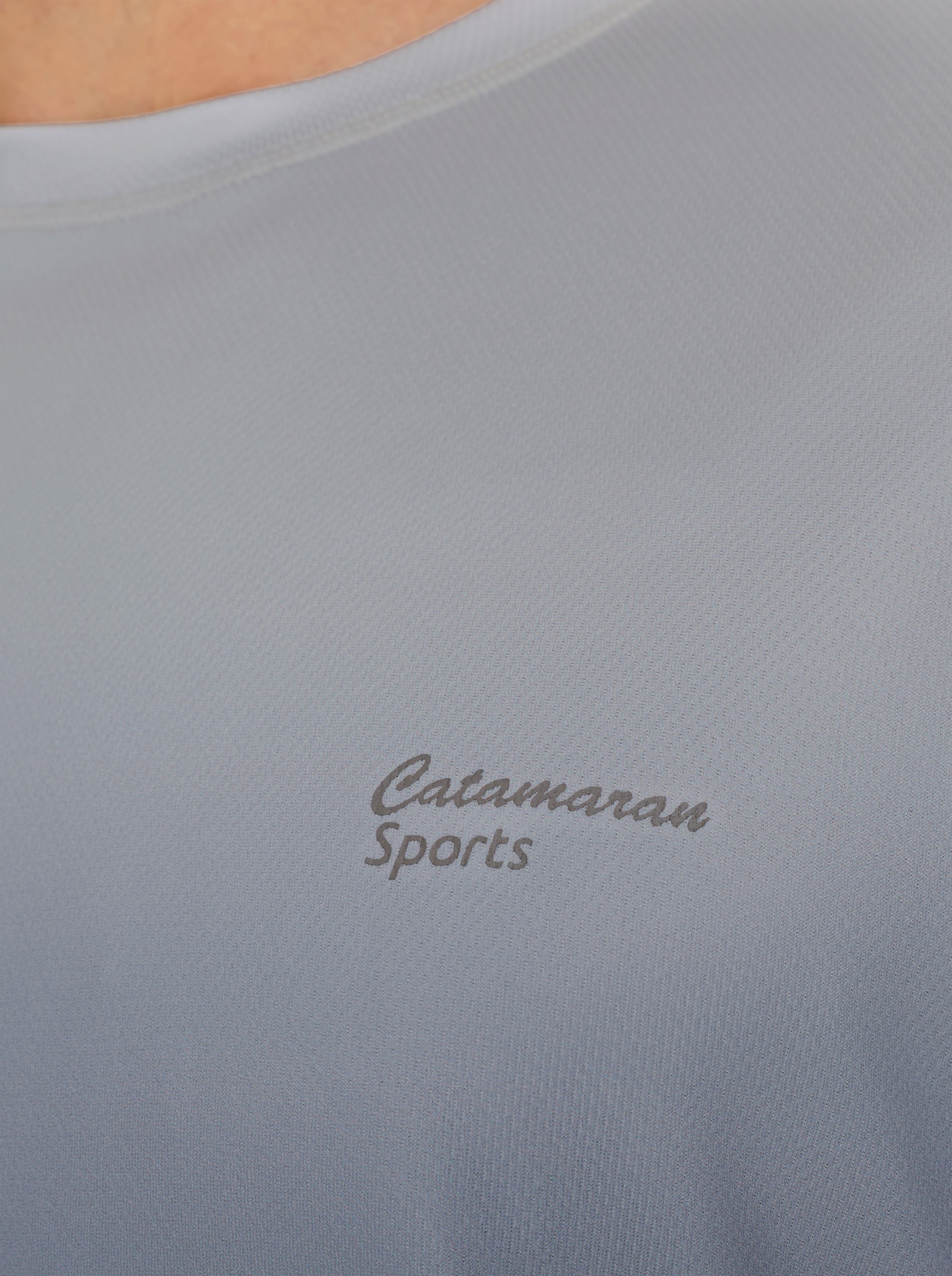 Catamaran Sports Kurzarmshirt mit Farbverlauf - anthrazit-hellgrau