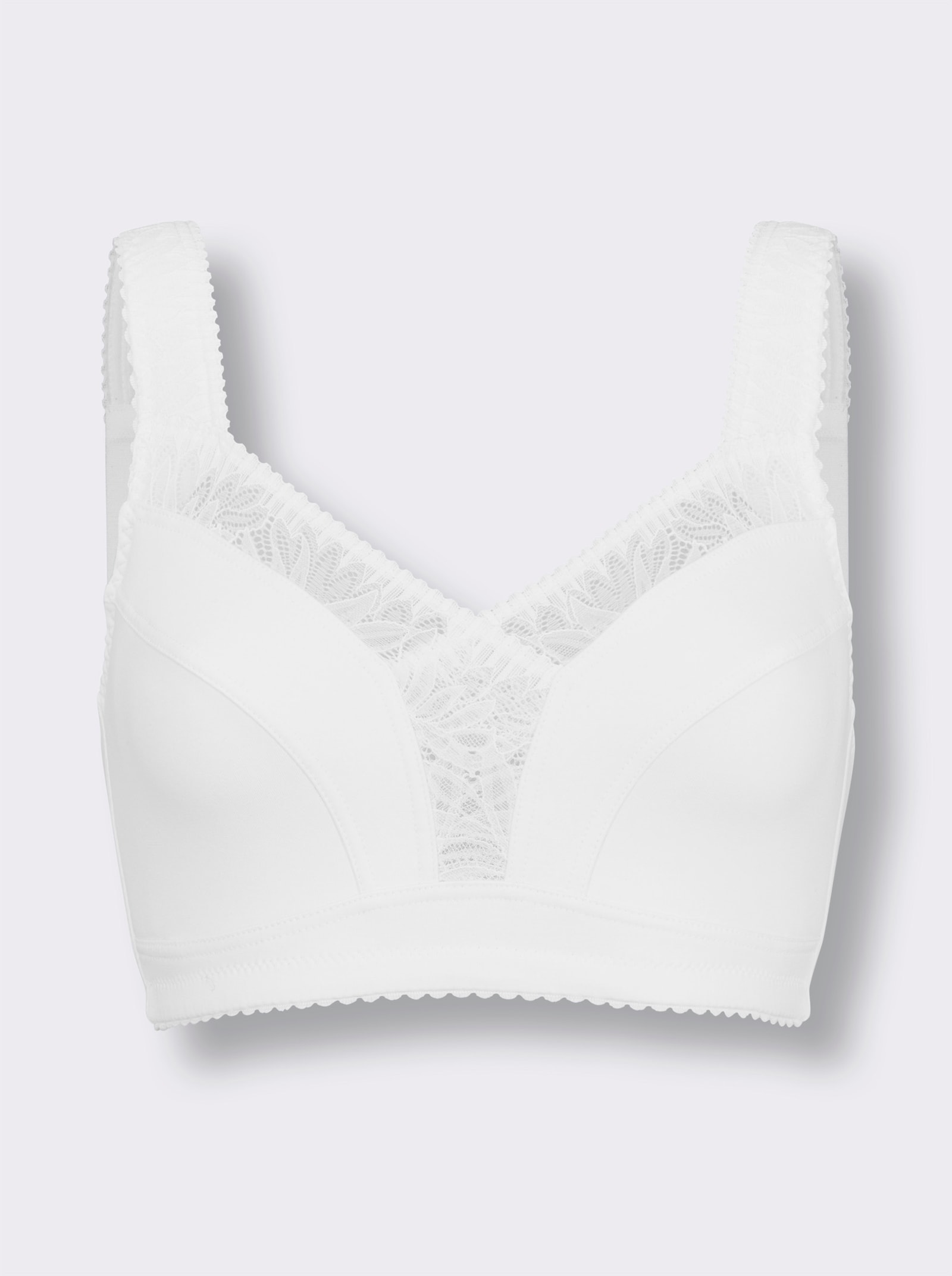 wäschepur Entlastungs-BH ohne Bügel - weiß