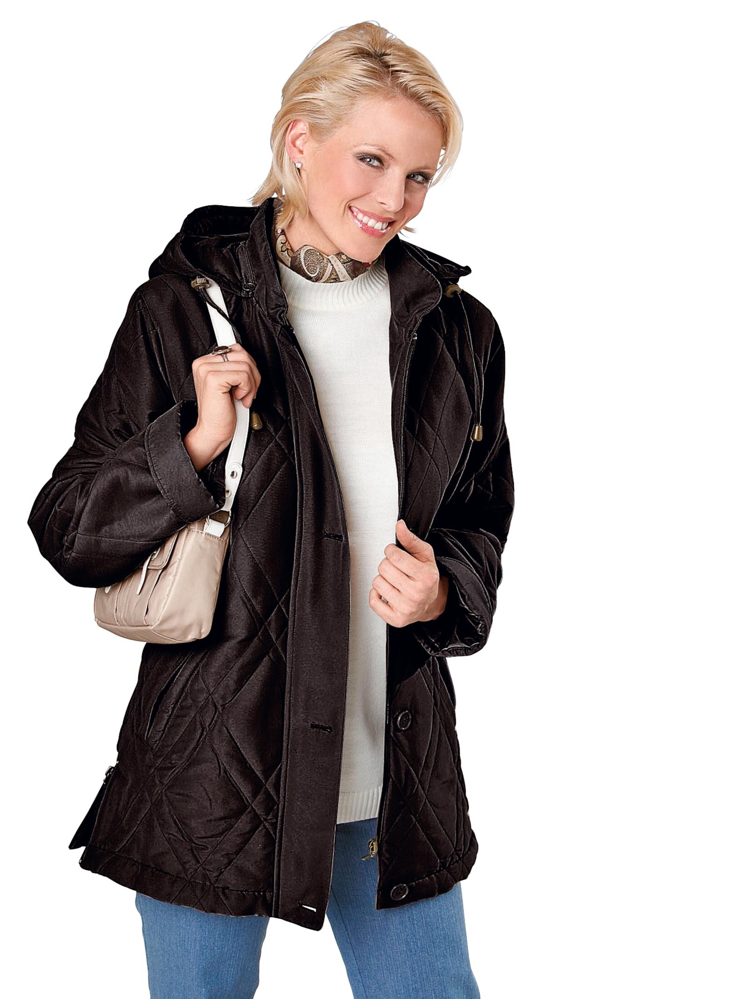 Steppjacke - schwarz