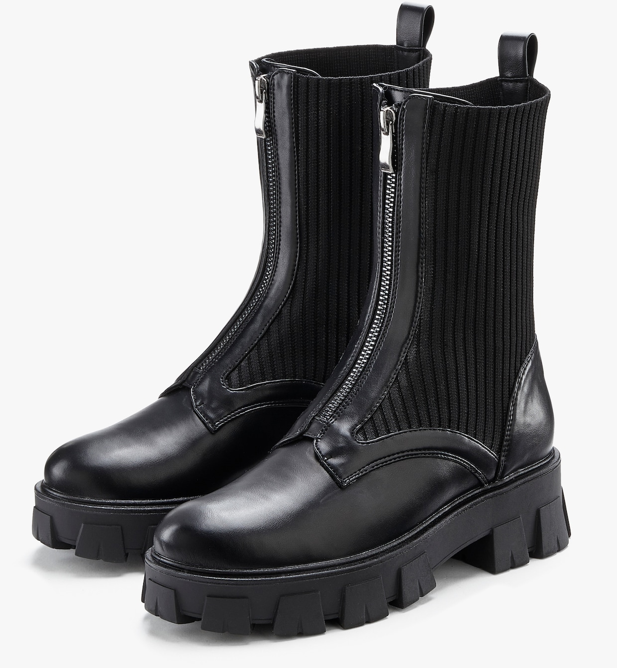 LASCANA Bottes à glissière - noir