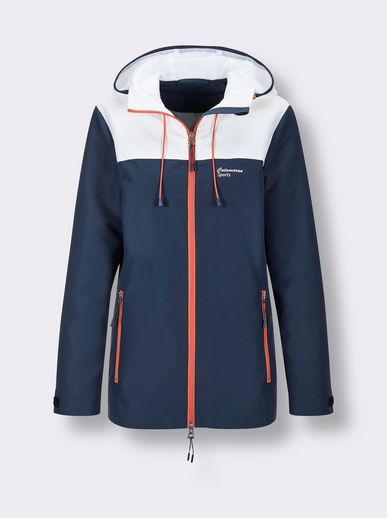 Catamaran Sports Funktionsjacke , wind- und wasserabweisend - dunkelblau-weiss