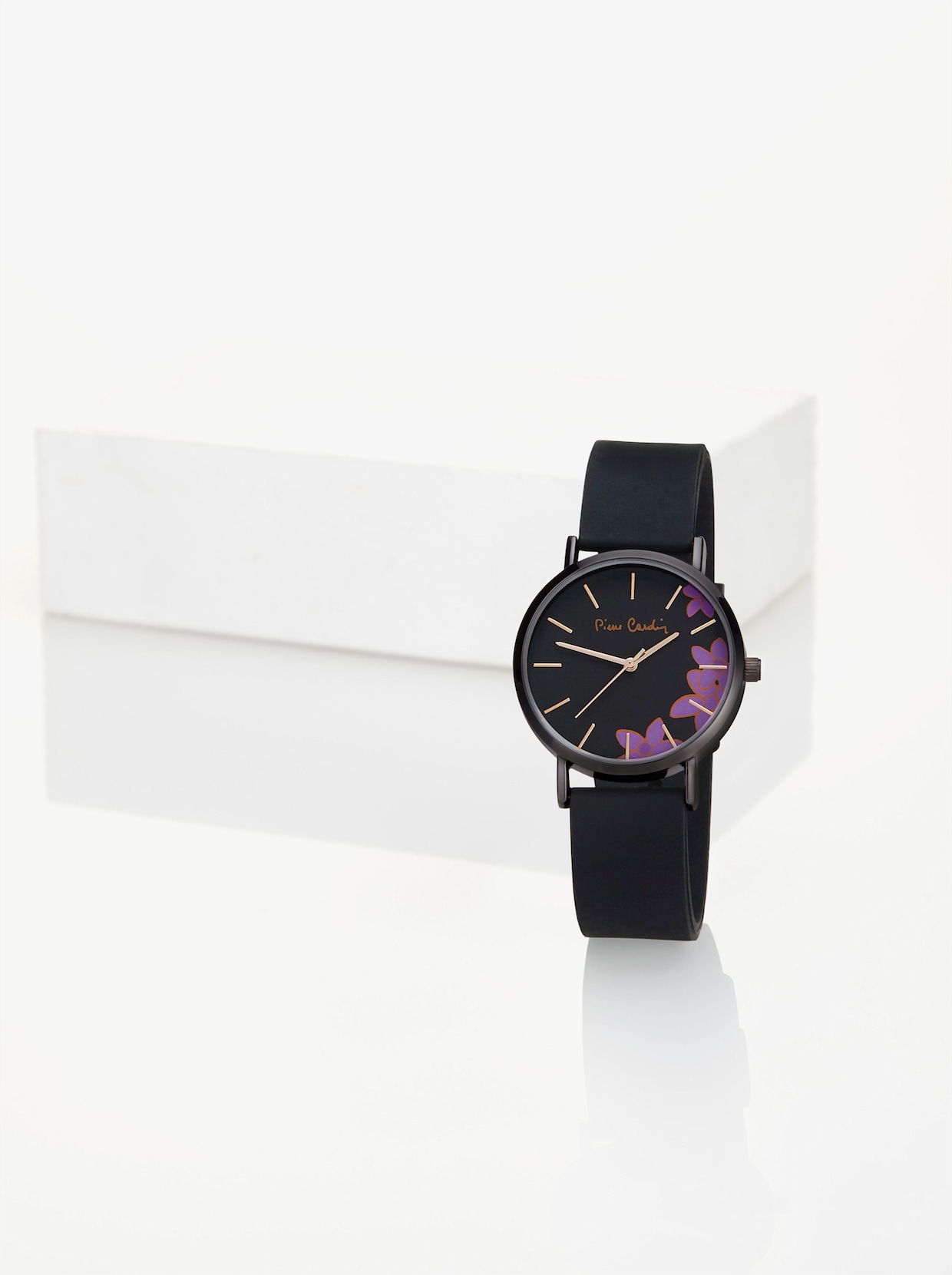 Armbanduhr und Armband - schwarz