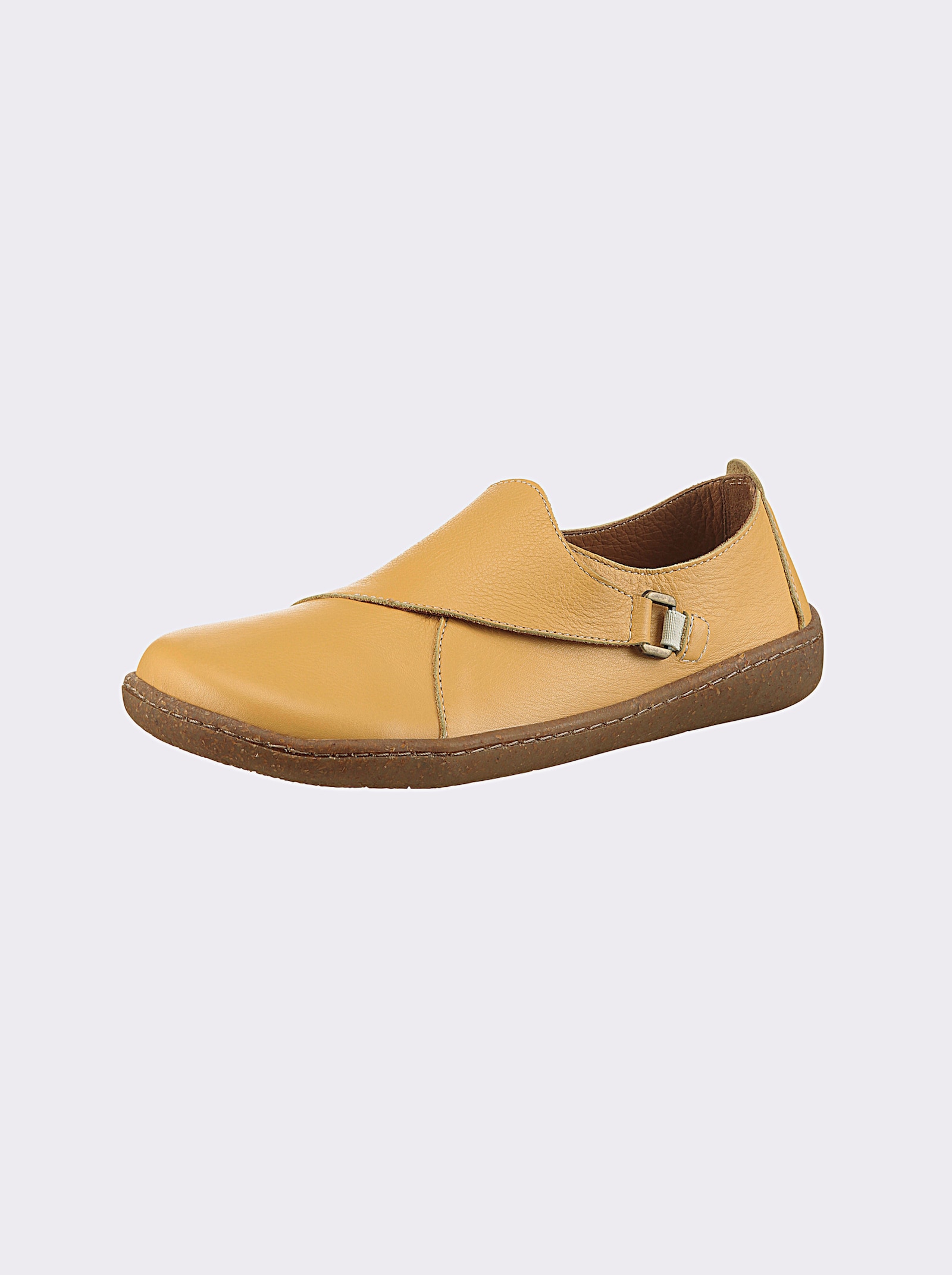 Gemini Slipper mit Wechselfussbett - ocker