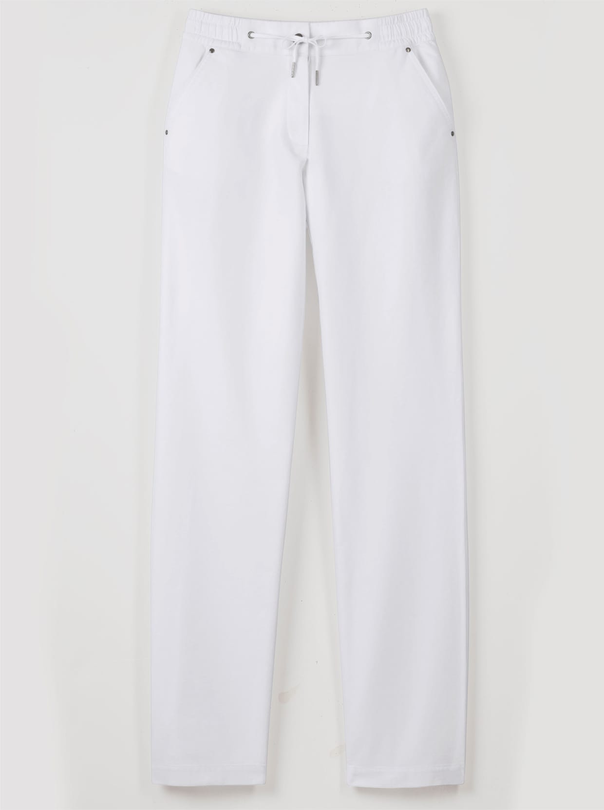 Pantalon bootcut - blanc