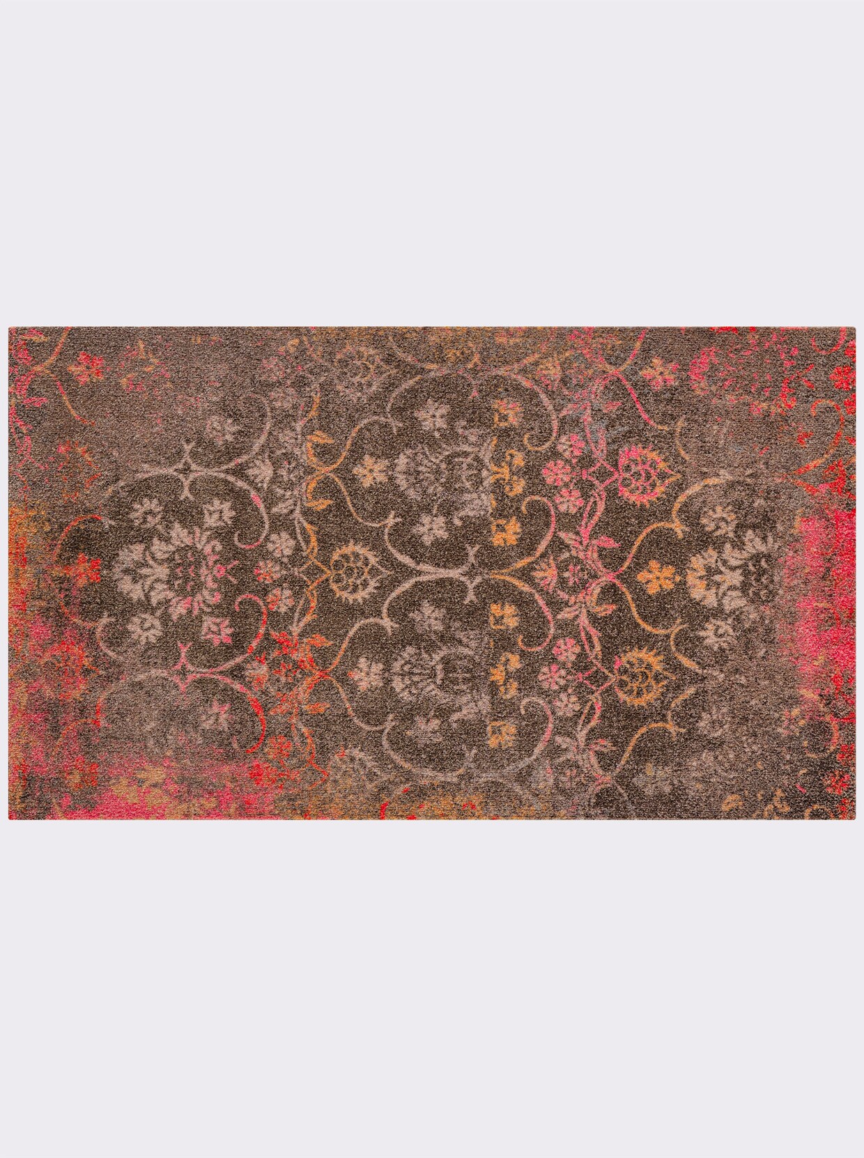 wash+dry by Kleen-Tex Voetmat - taupe/bont