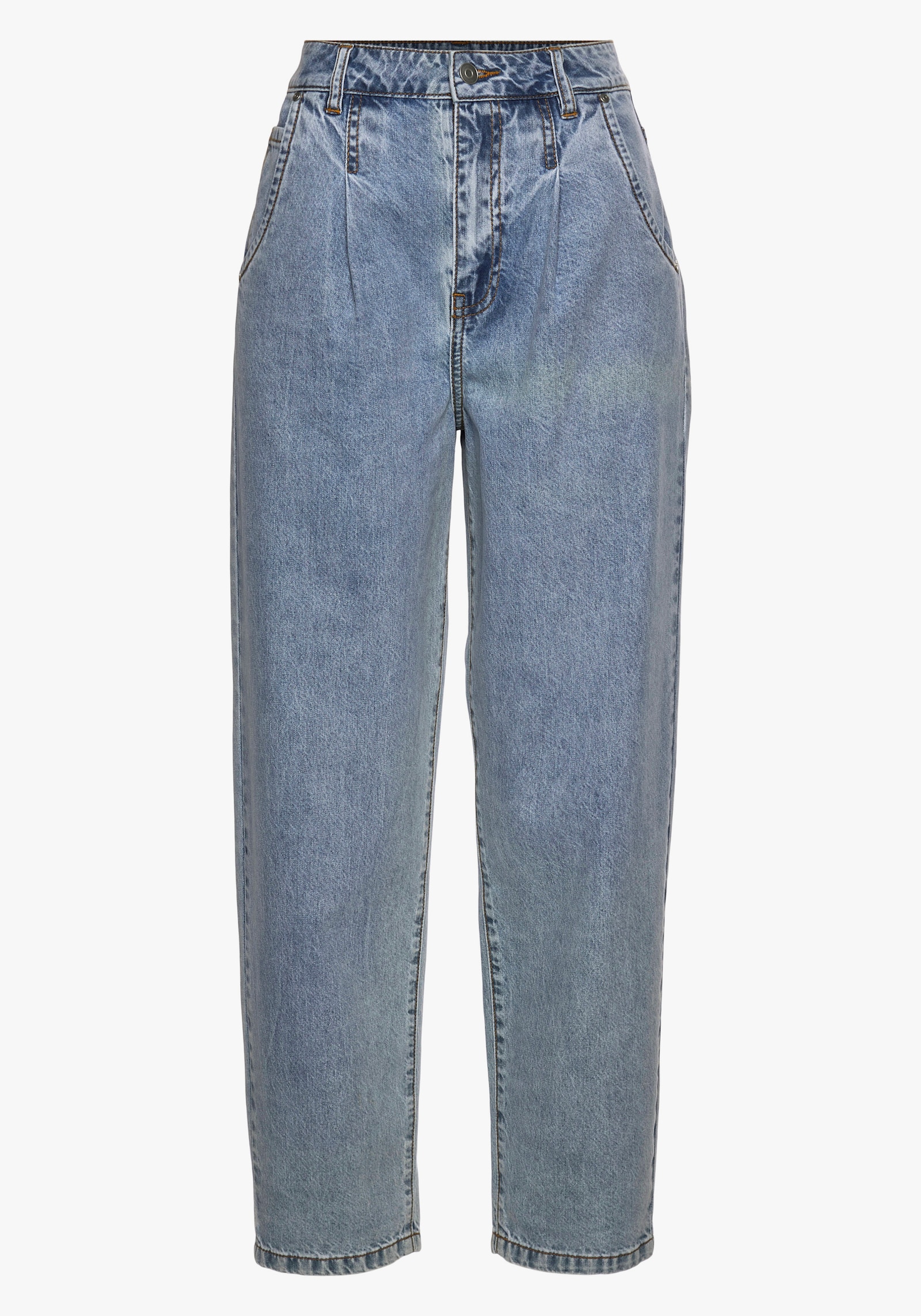 Buffalo Relax-fit-Jeans - blue-washed