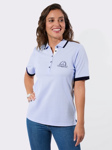 Poloshirt - hellblau