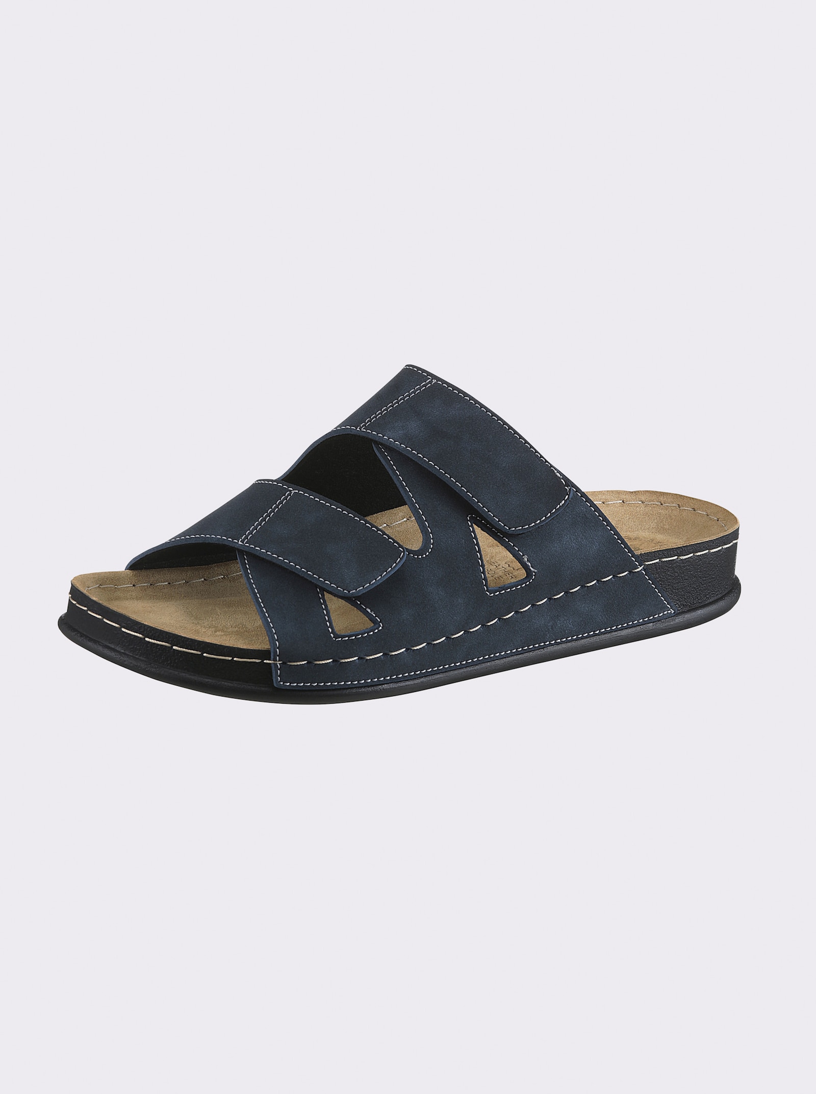 Slipper met antishock - jeansblauw