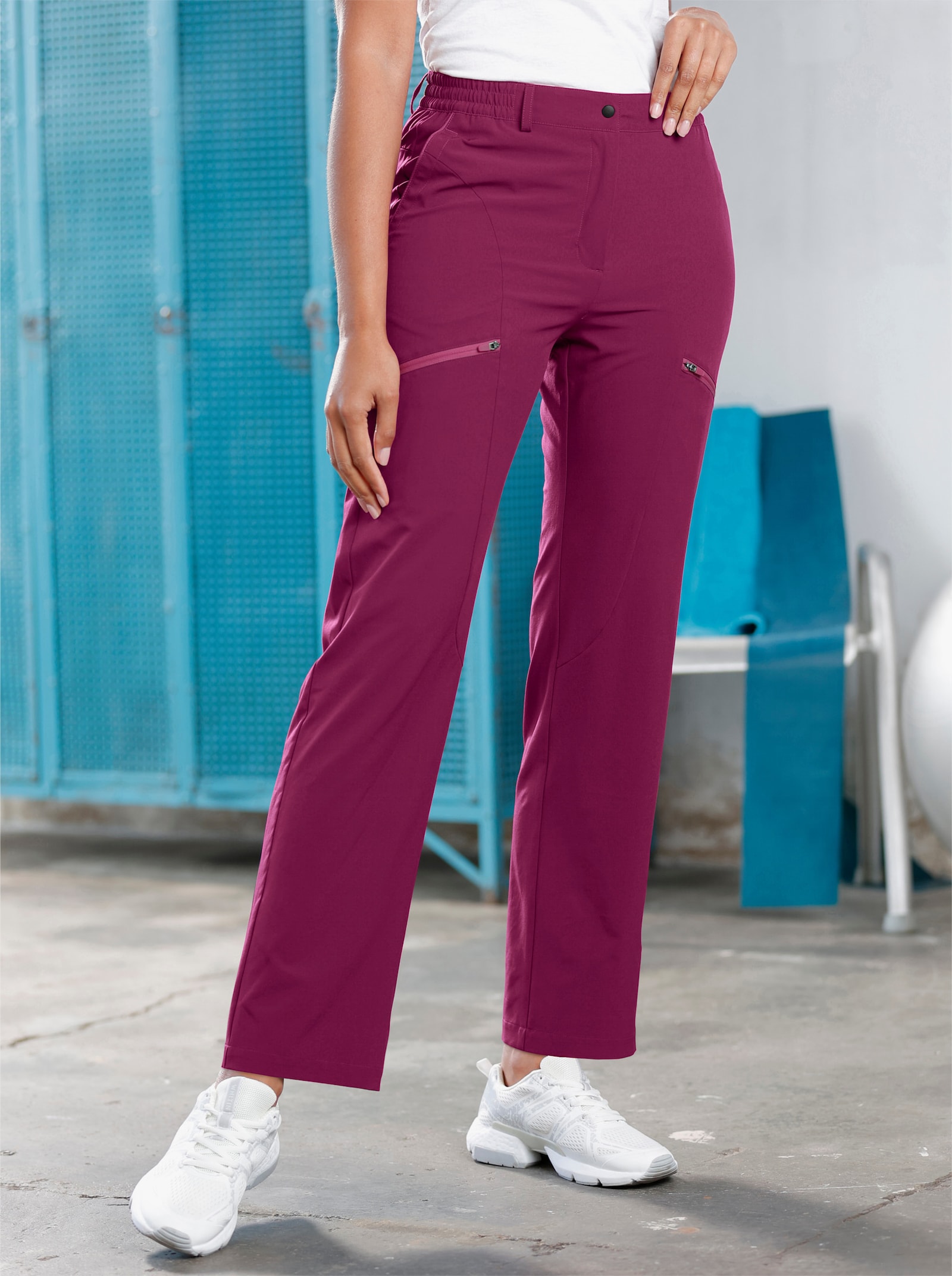 Catamaran Sports Funktionshose in elastischer Qualität - malve