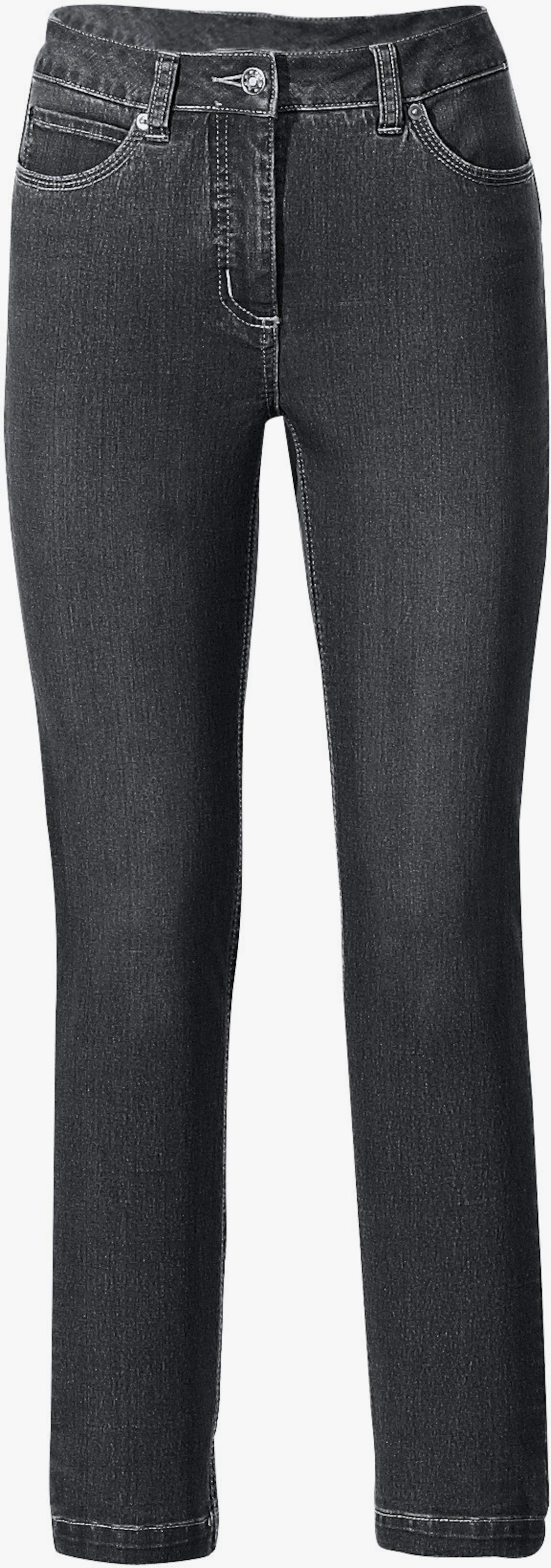 heine 7/8-Jeans mit Power-Mesh - black denim
