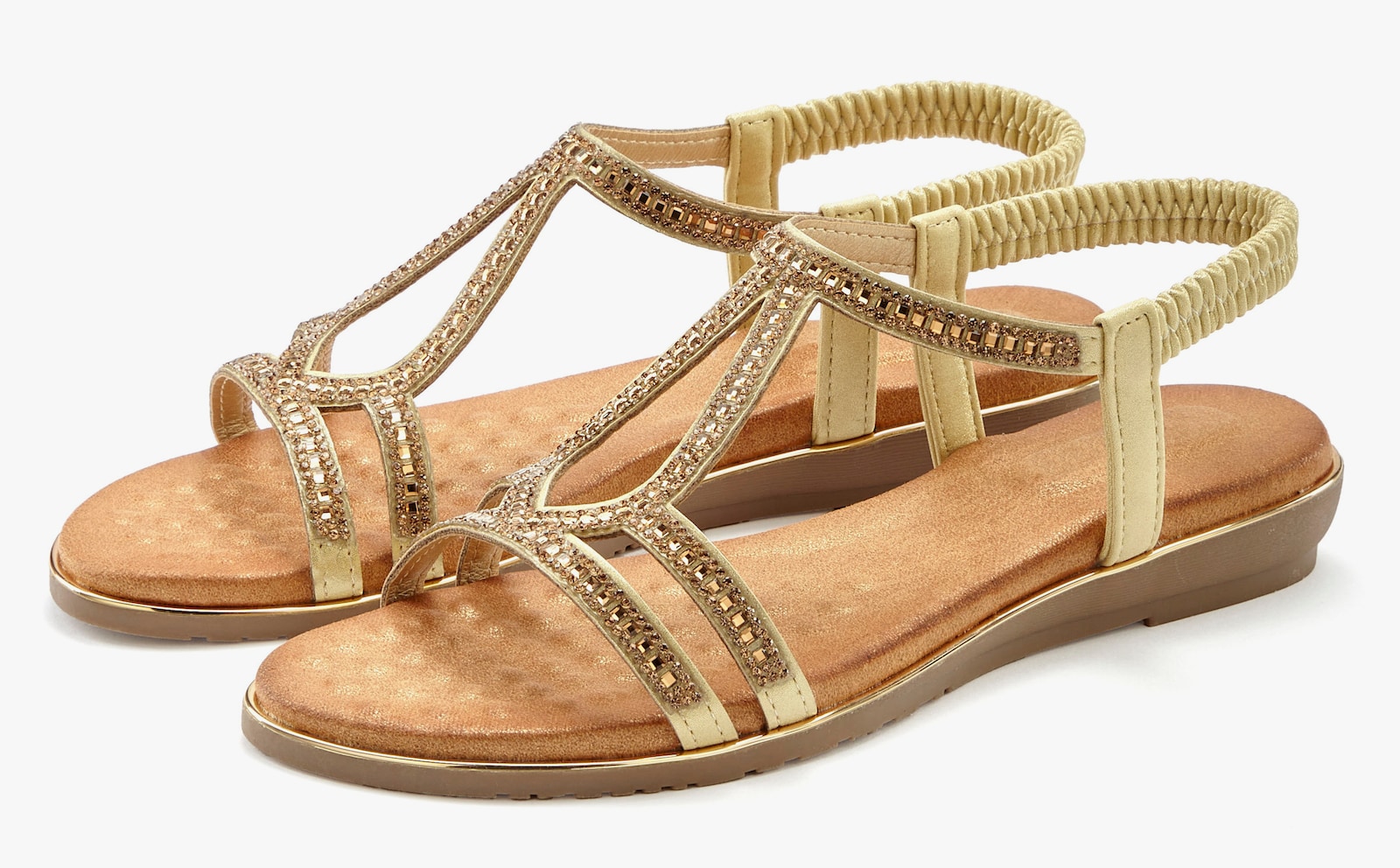 Vivance Sandale - goldfarben