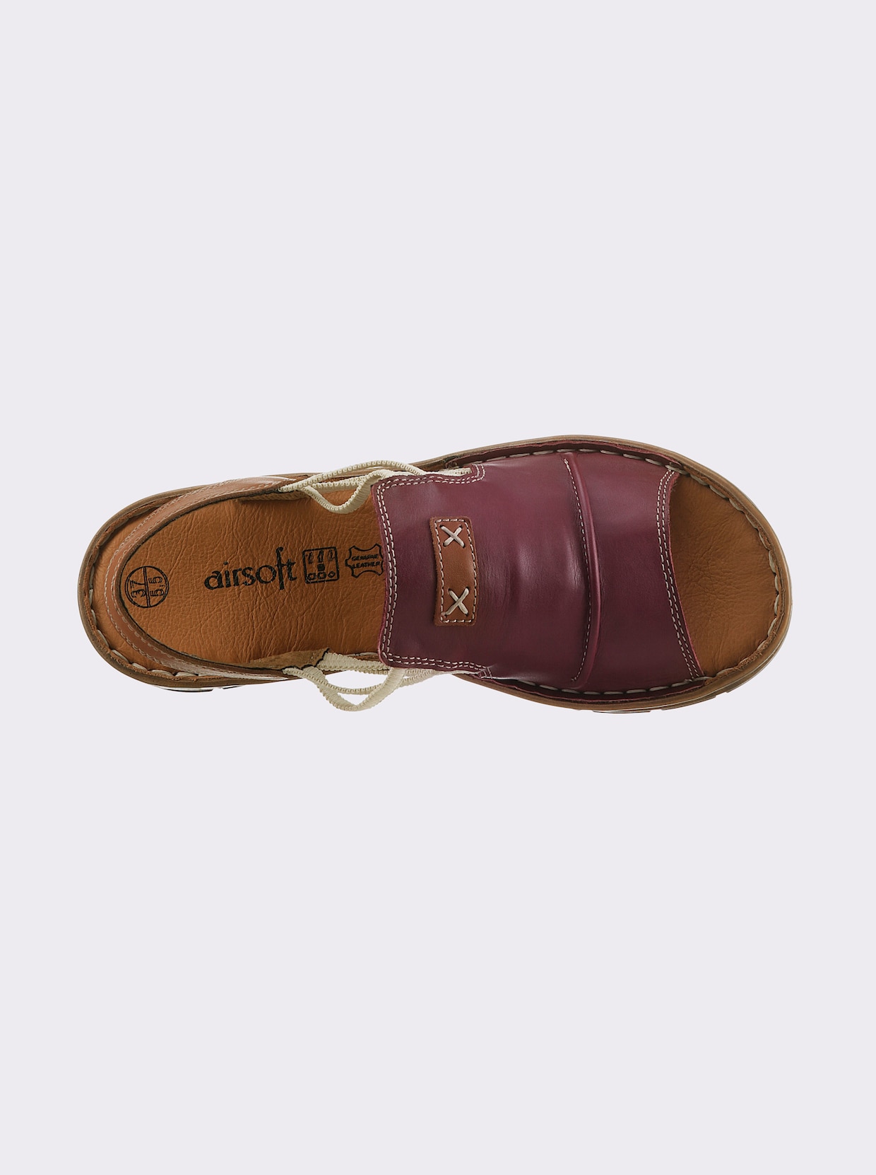 airsoft modern+ Sandalen - bordeaux