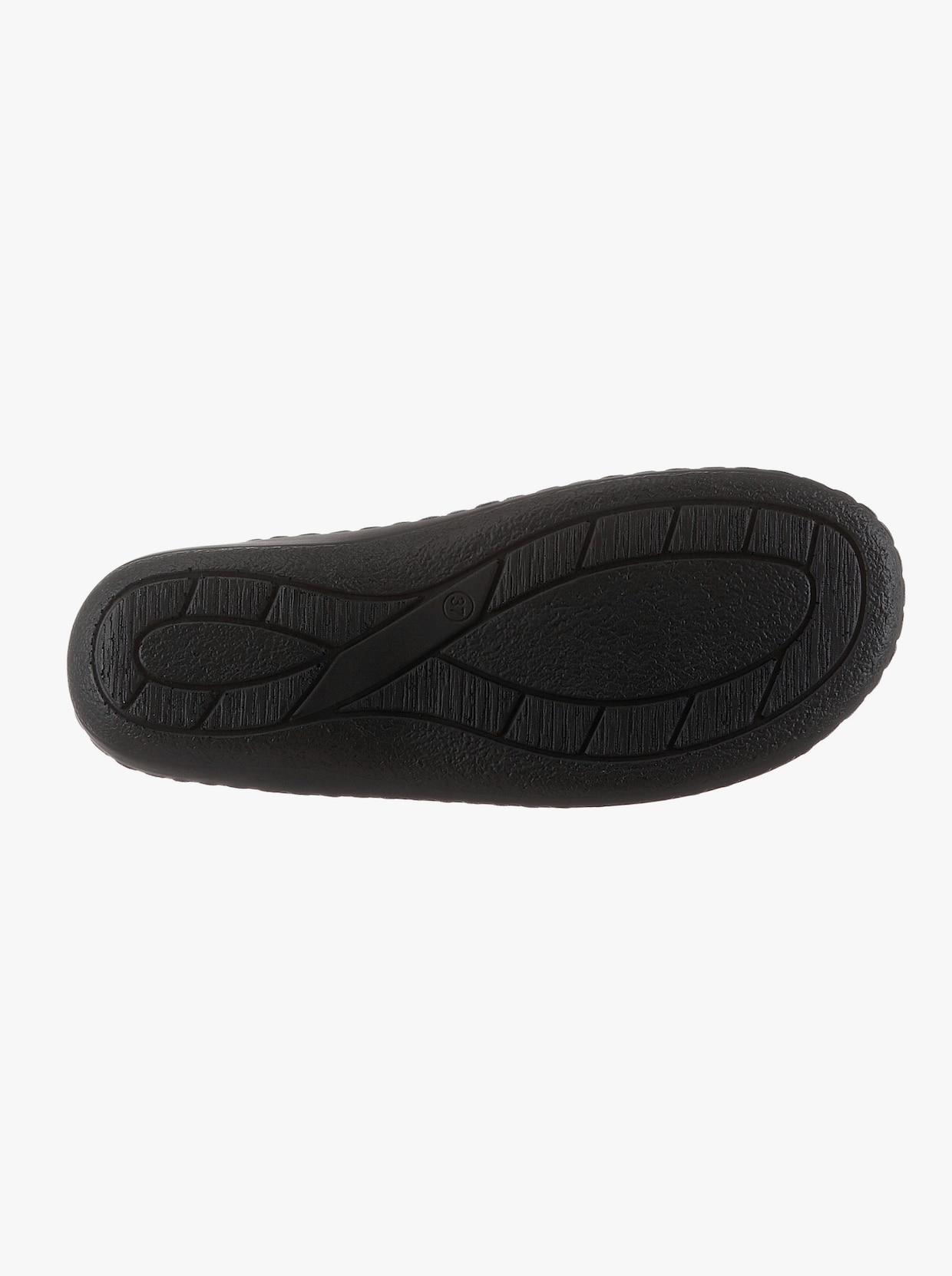 Belvida Pantoffels met voering - zwart geprint