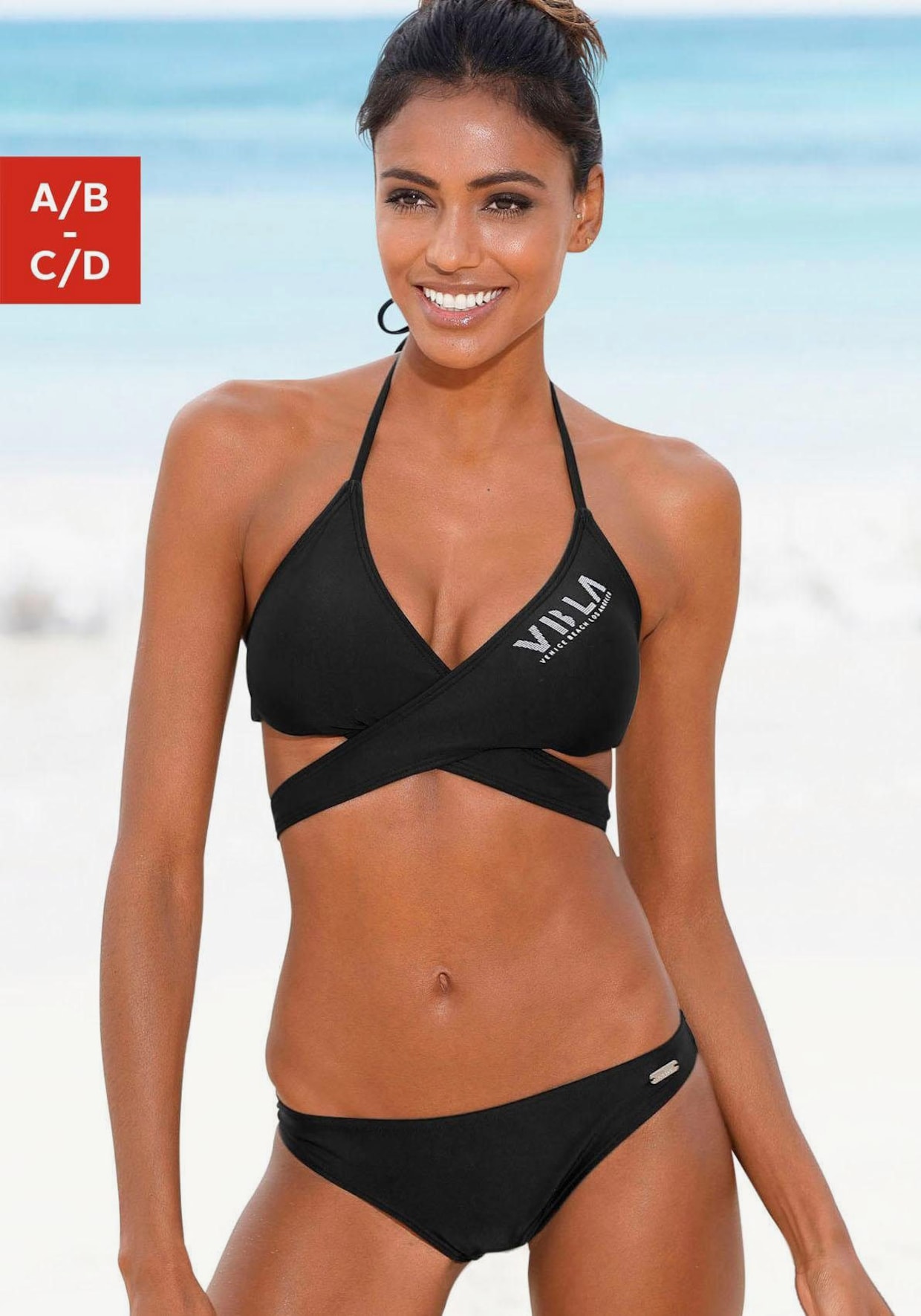 Venice Beach Triangel-Bikini - schwarz