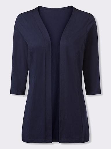 Halenka s 3/4 rukávy - námořnická modrá