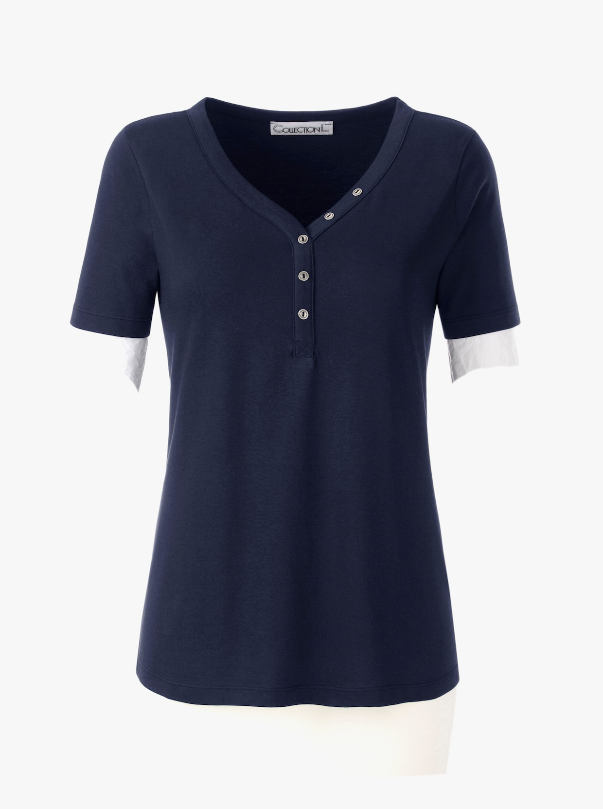 Tričko s krátkymi rukávmi - námornícka modrá