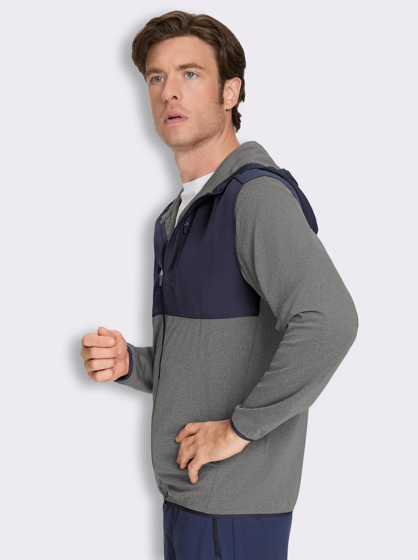 Catamaran Sports Sweatjacke mit Kapuze - marine-anthrazit