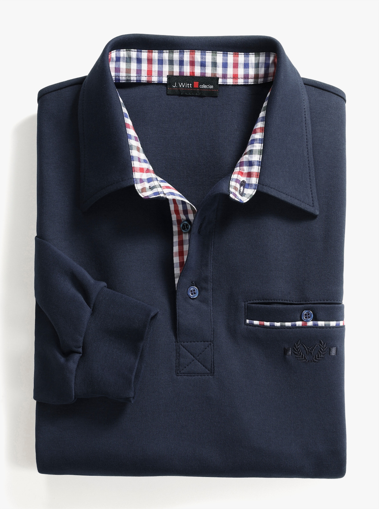 Marco Donati Langarm-Shirt - marine