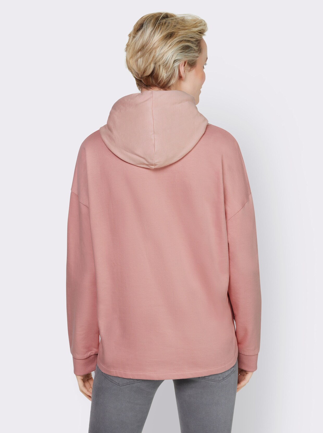 heine Sweatshirt met capuchon - lichtroze/champagne