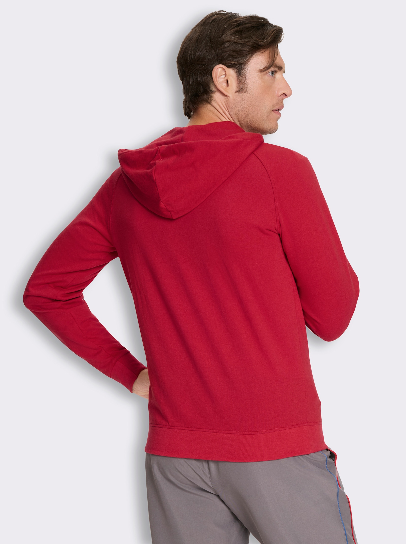 Catamaran Sports Sweatshirt mit Känguru-Tasche - rot