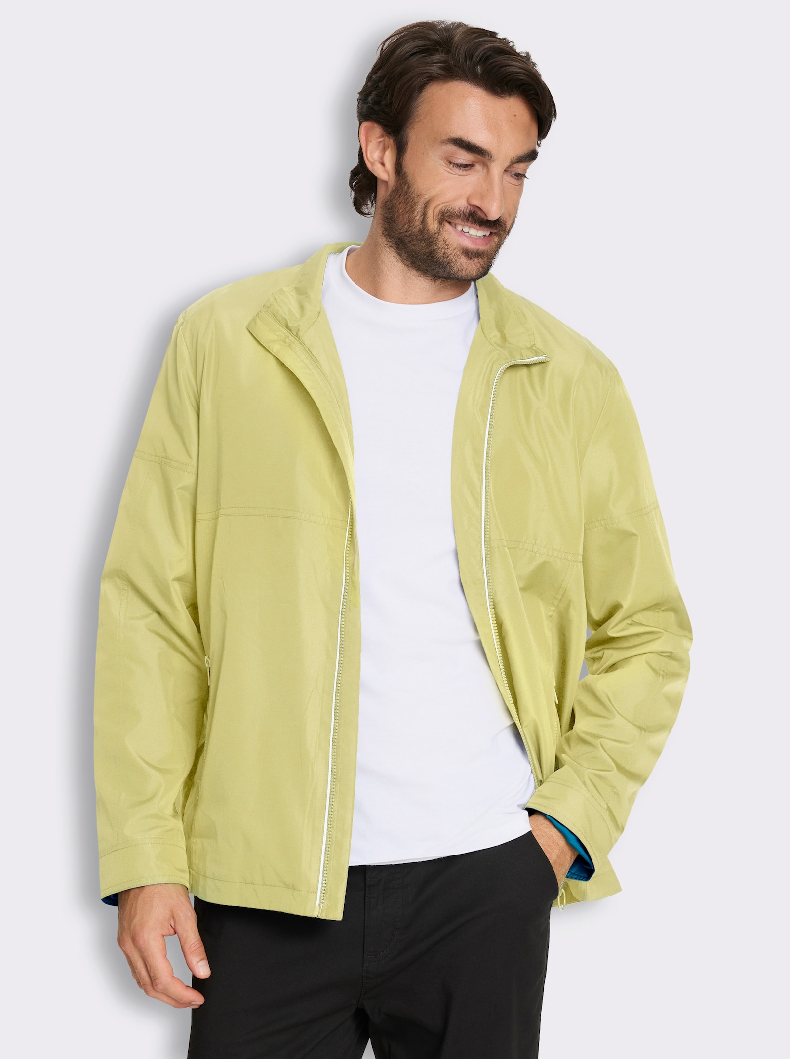 Blouson mit Mesh-Futter, pflegeleicht - zitrone