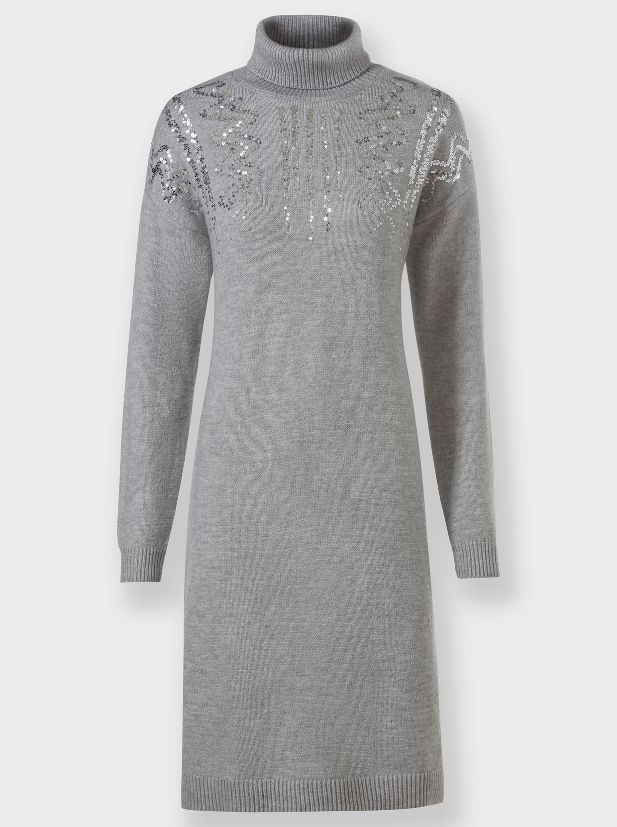 heine Robe en tricot - gris pierre chiné