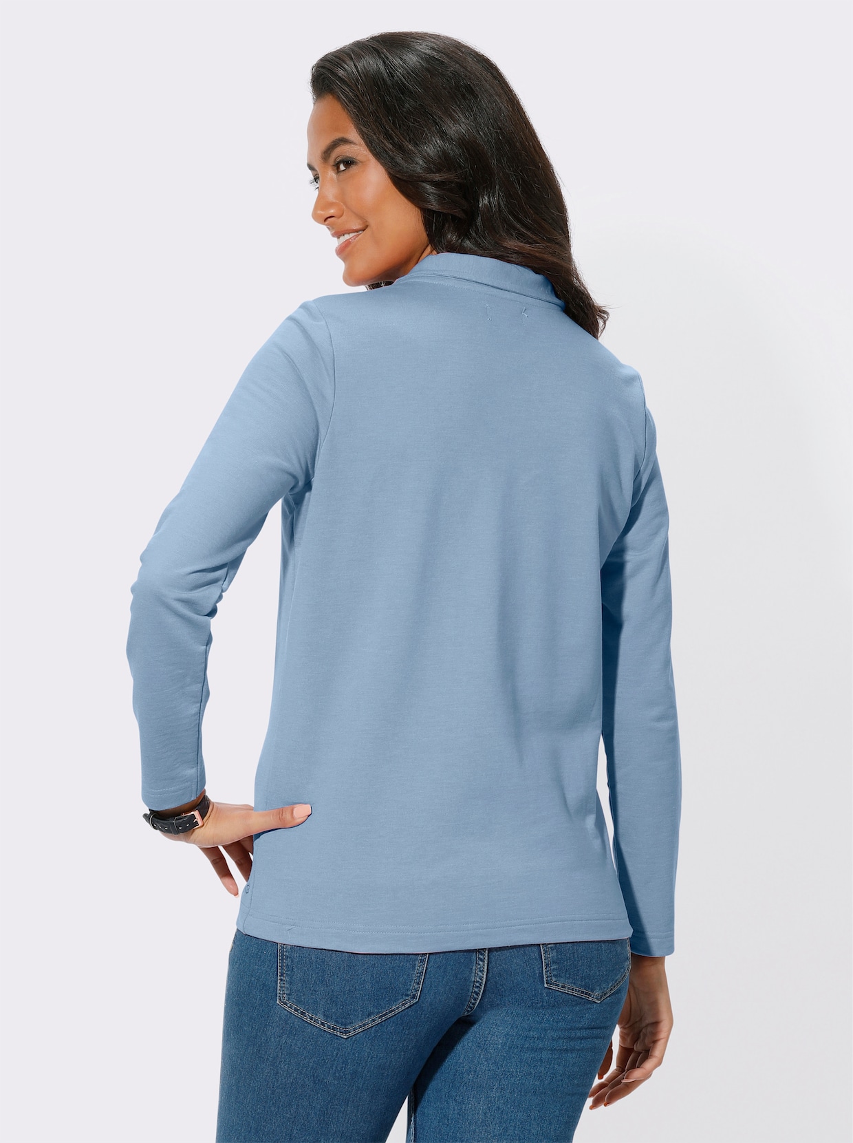 Sweatshirt - ijsblauw