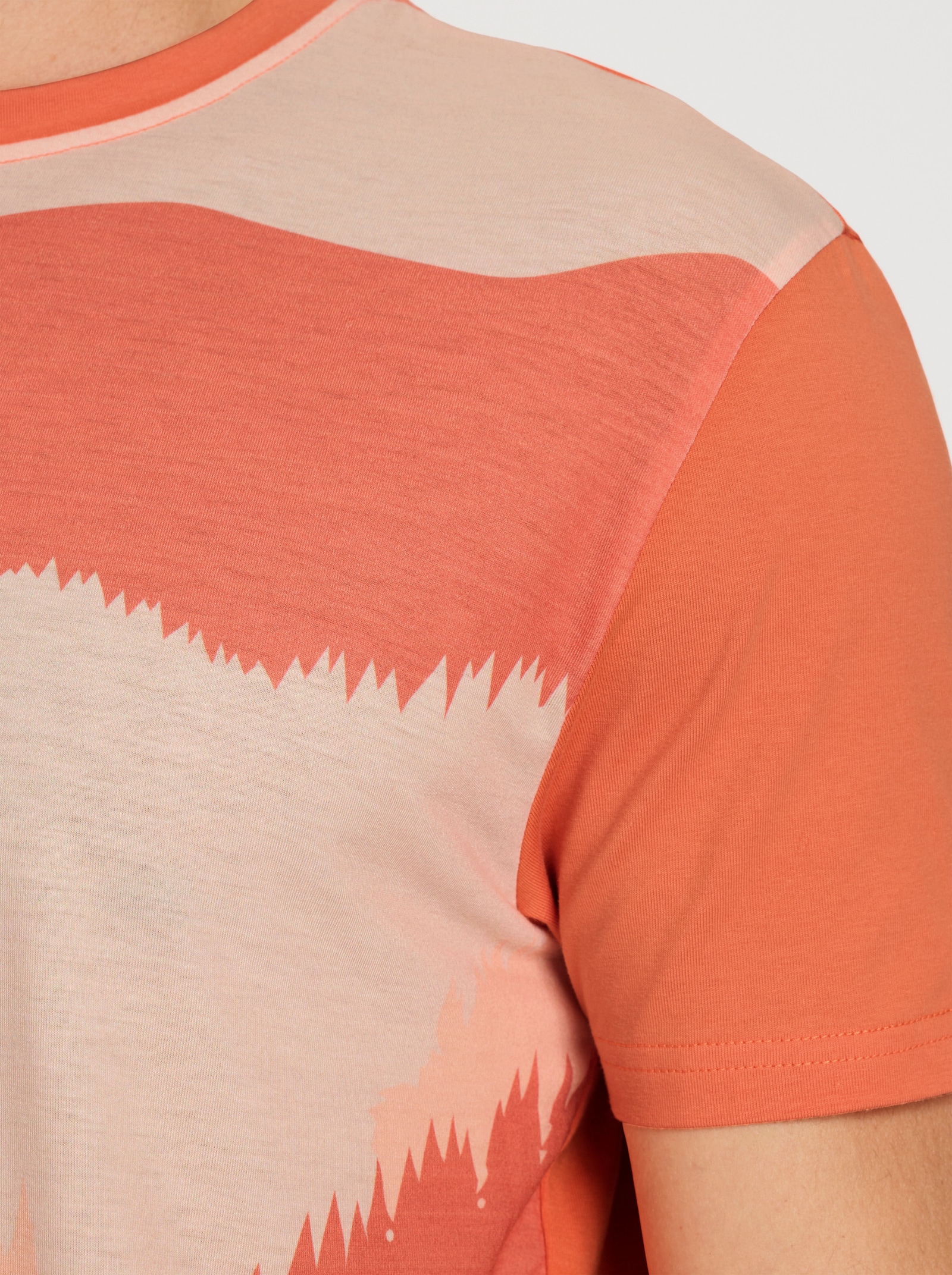 Catamaran Sports Funktionsshirt mit Druck vorne - papaya-bedruckt