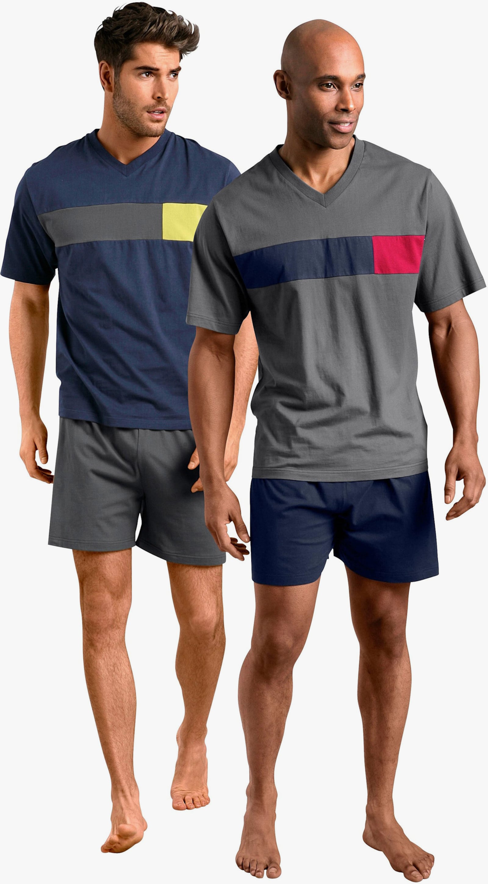 le jogger Pyjama - marine, grau