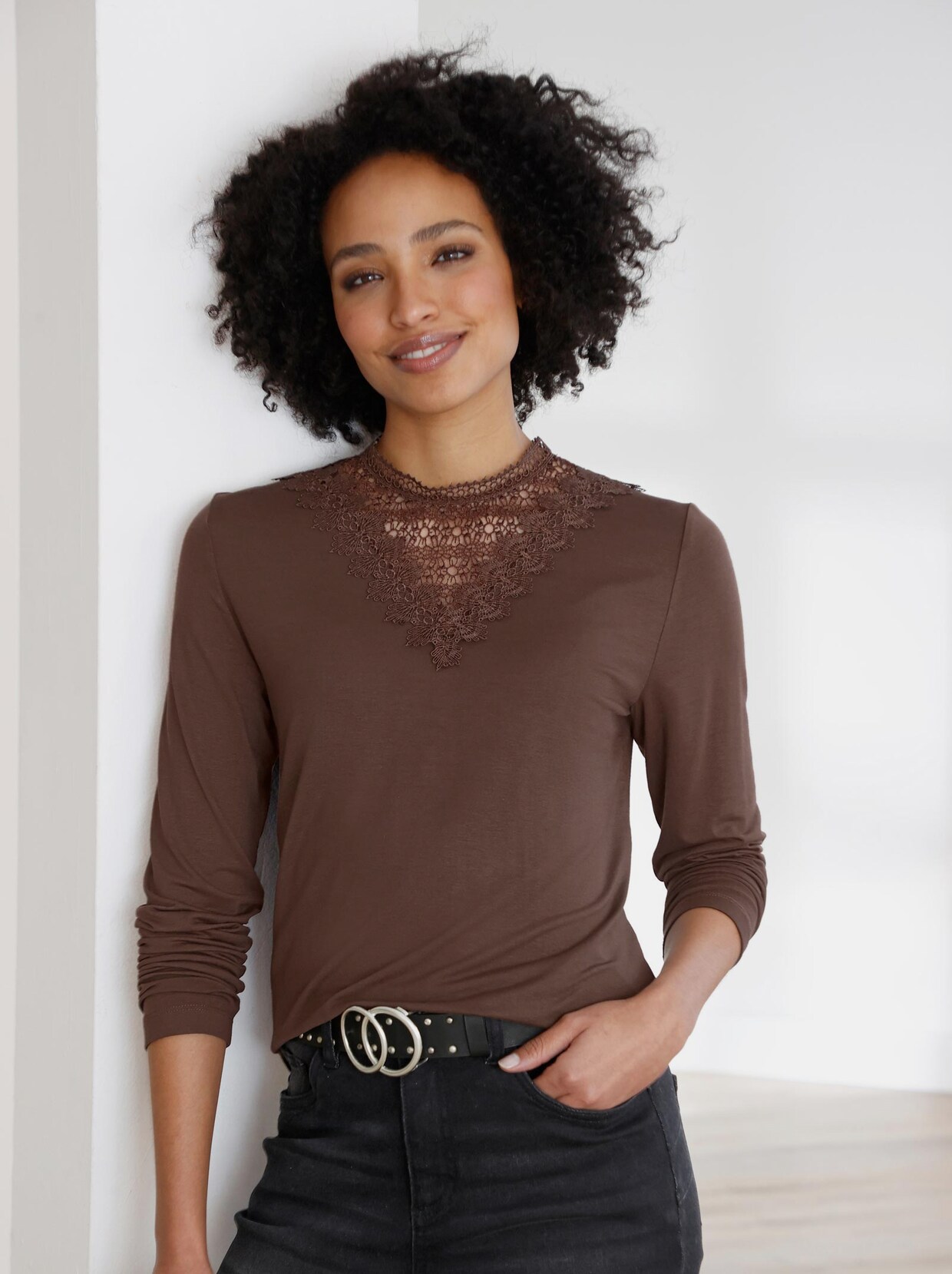 Linea Tesini Shirt - schoko