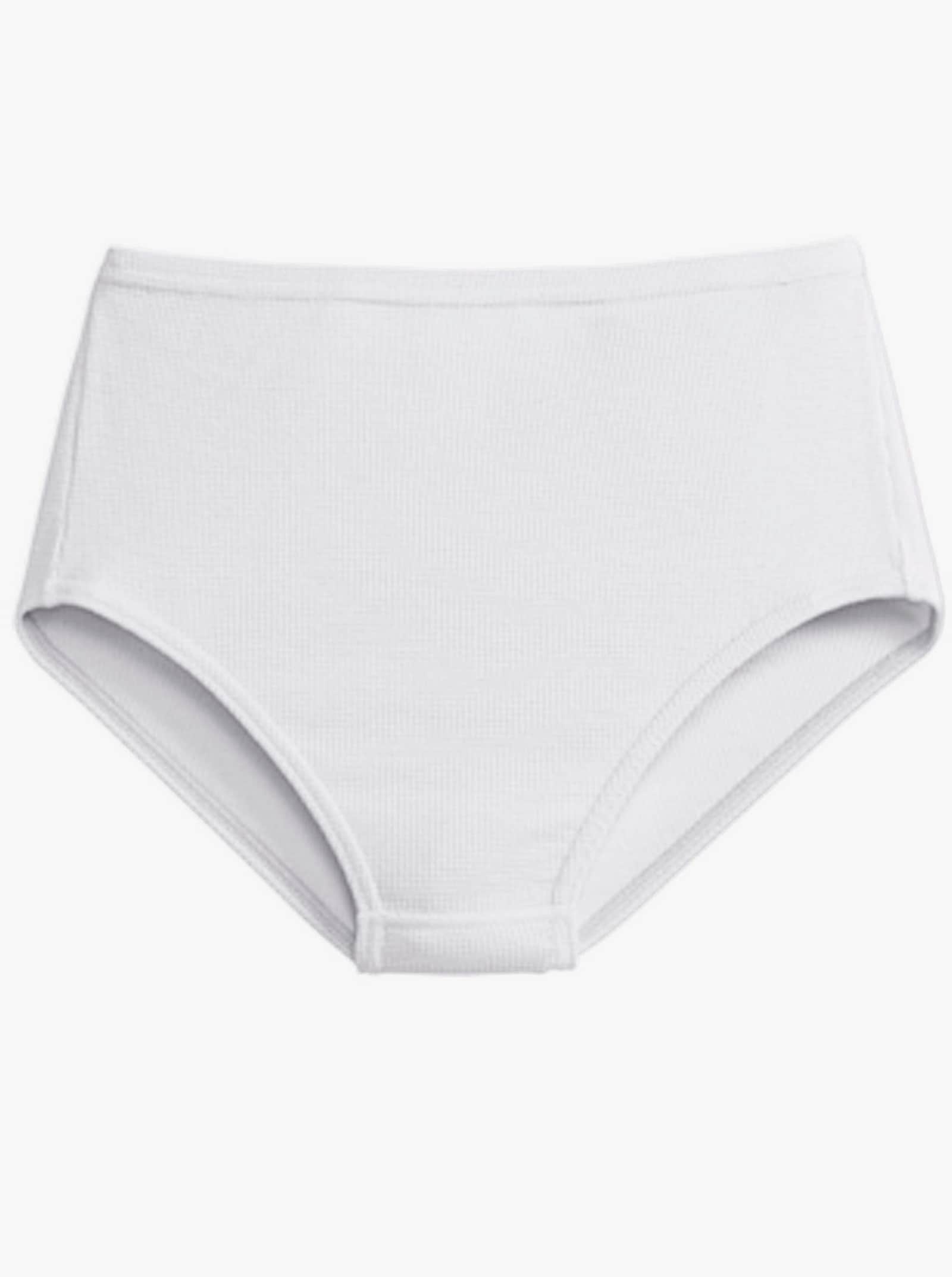 wäschepur Jazzpants in Pikee-Qualität - 5x weiß