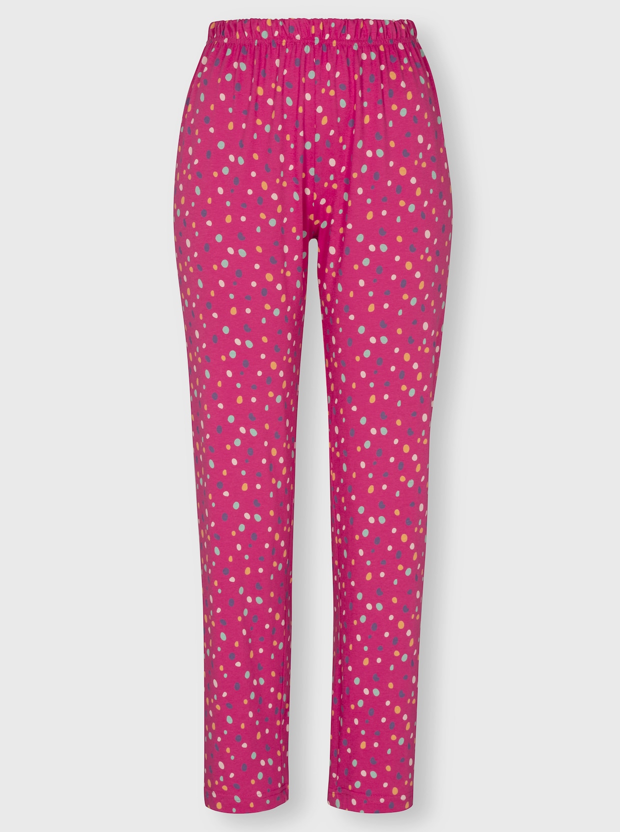 wäschepur Pyjama-Broek - fuchsia geprint