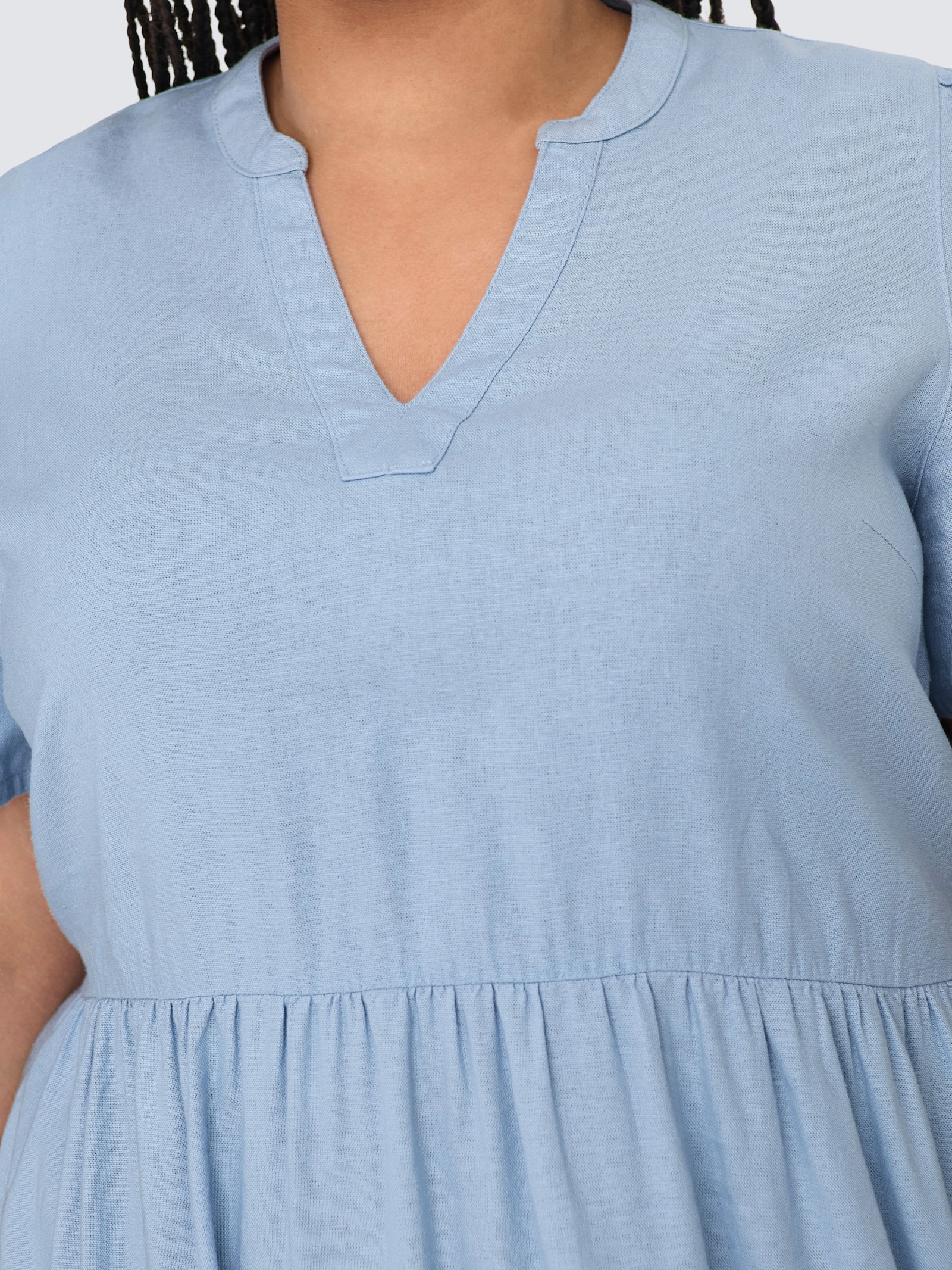 ONLY CARMAKOMA Minikleid - cashmere blue