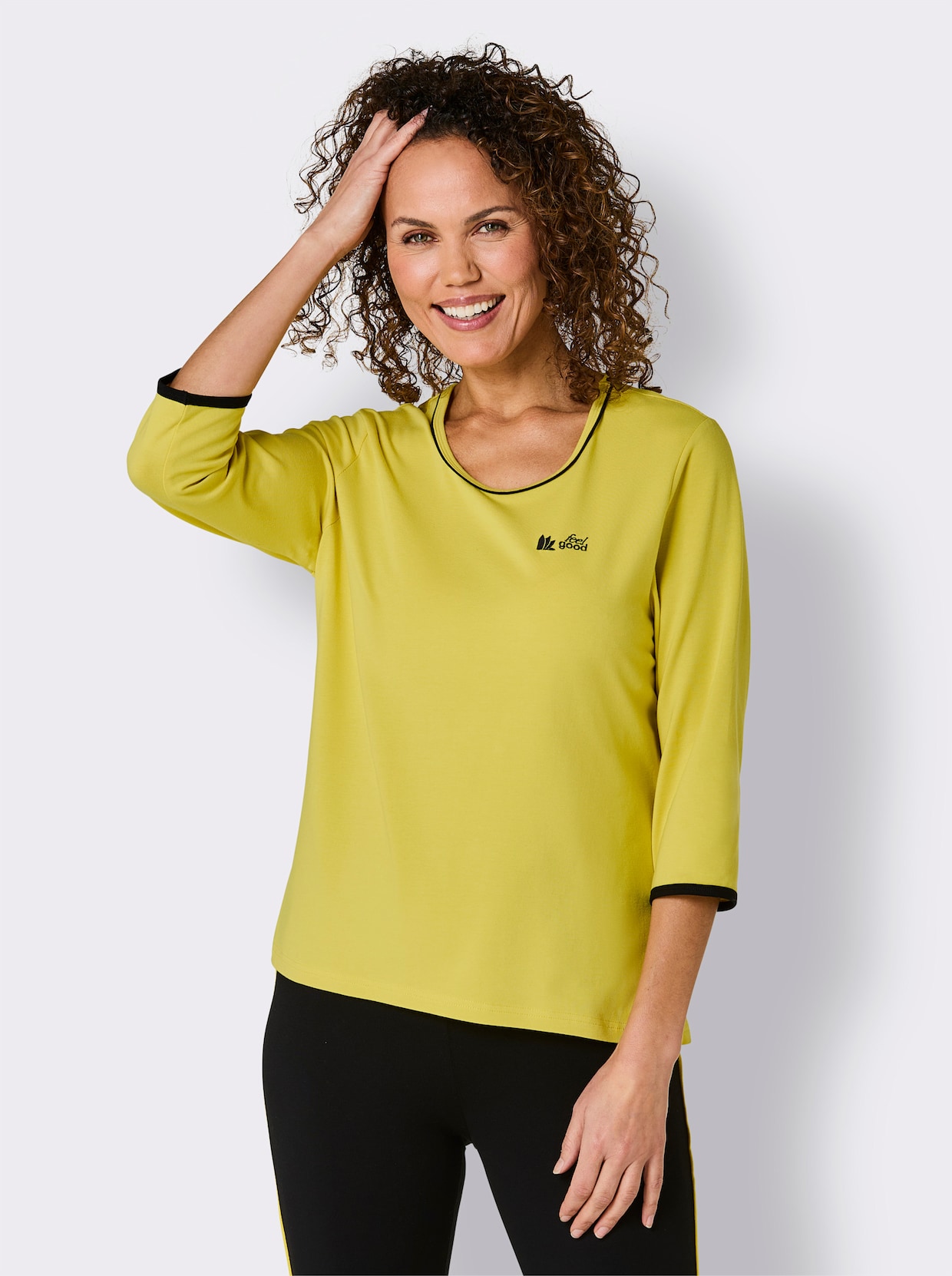 feel good shirt - limoen