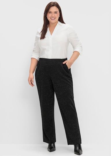 sheego Stoffhose - schwarz