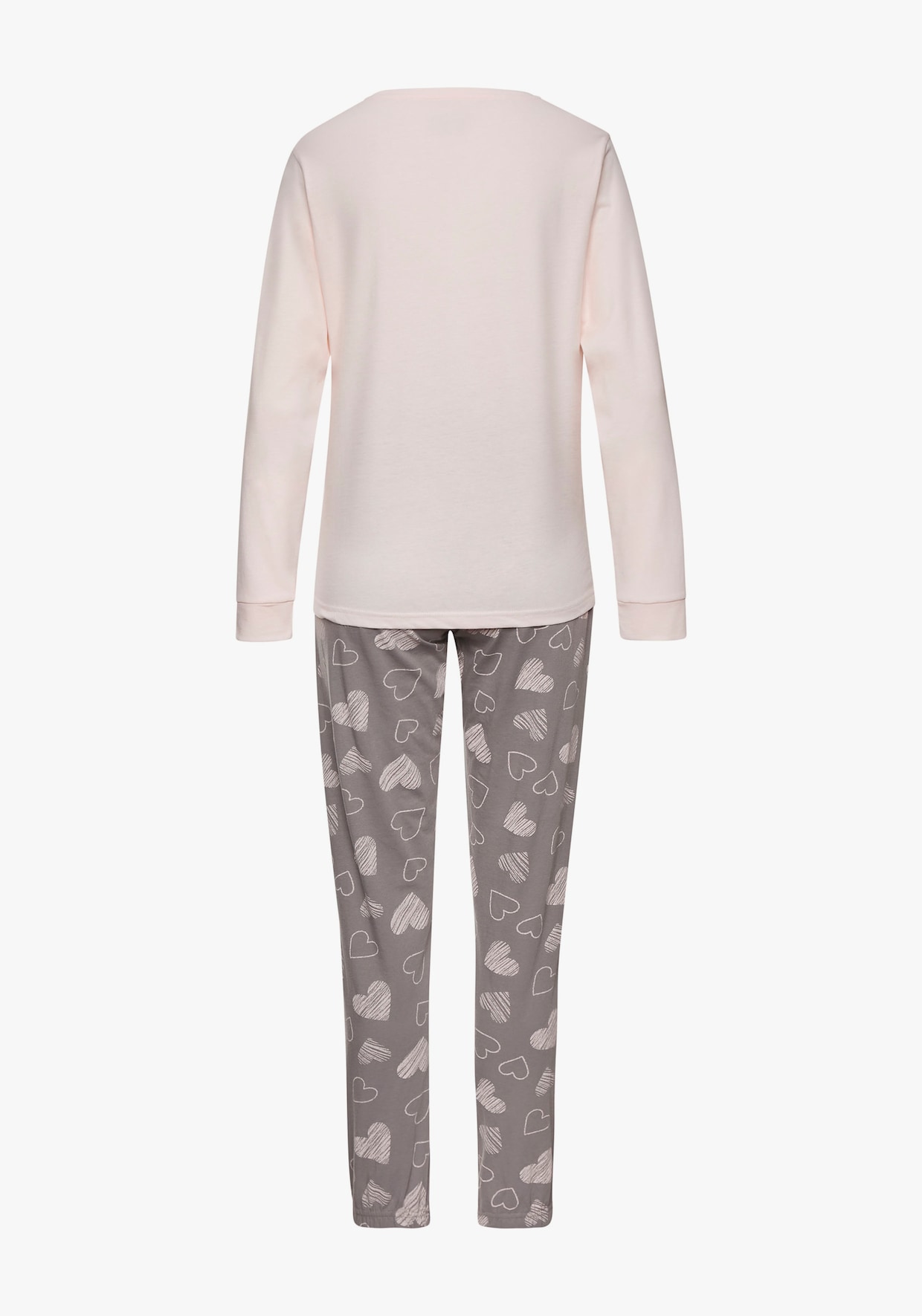 Vivance Dreams Pyjama - roze/grijs