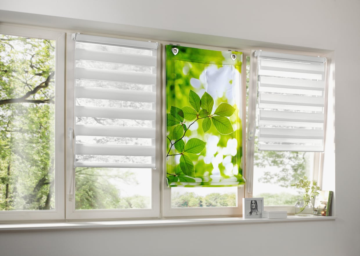 heine home Double enrouleur - blanc
